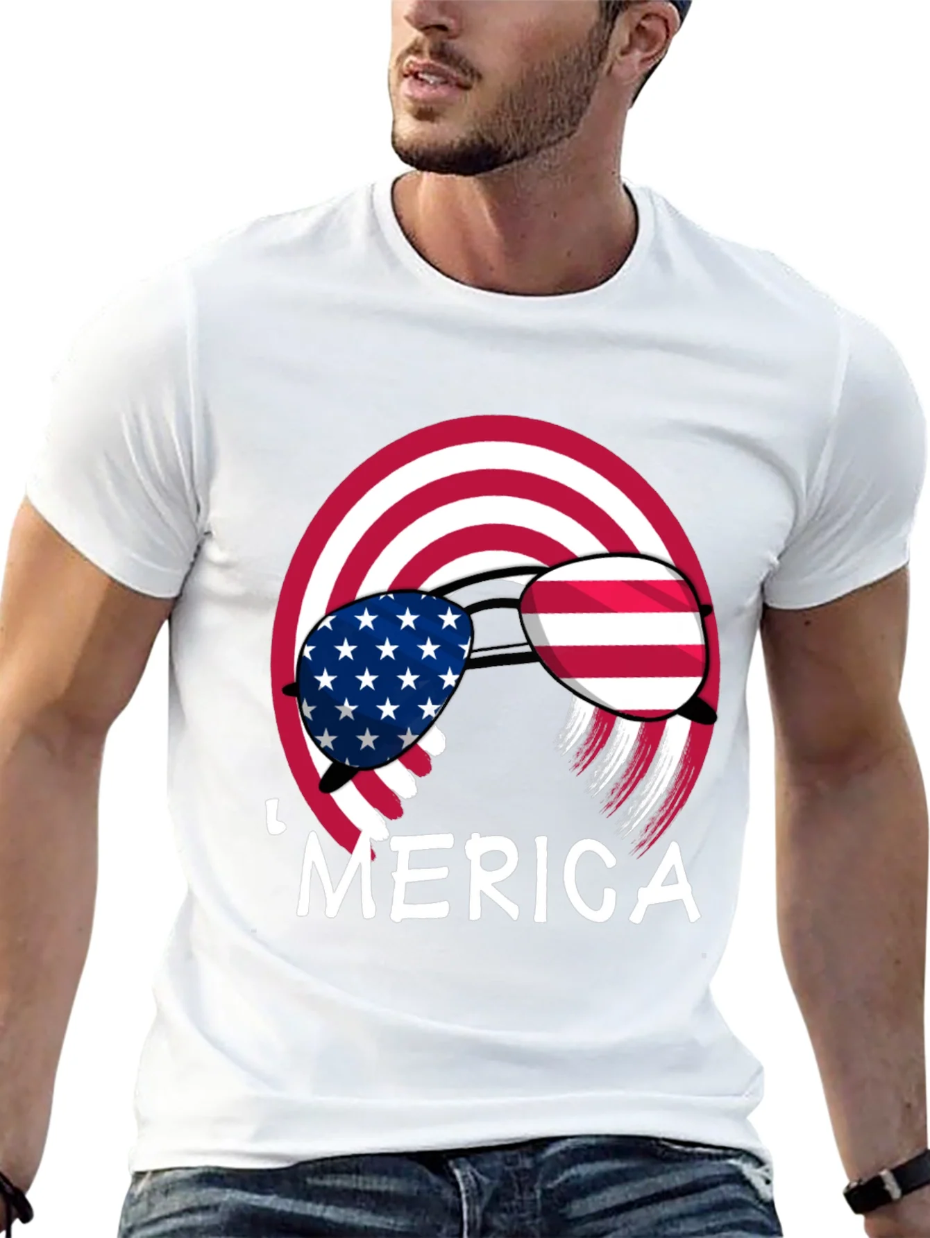 Rebbecca Patriotic Merica T-Shirt