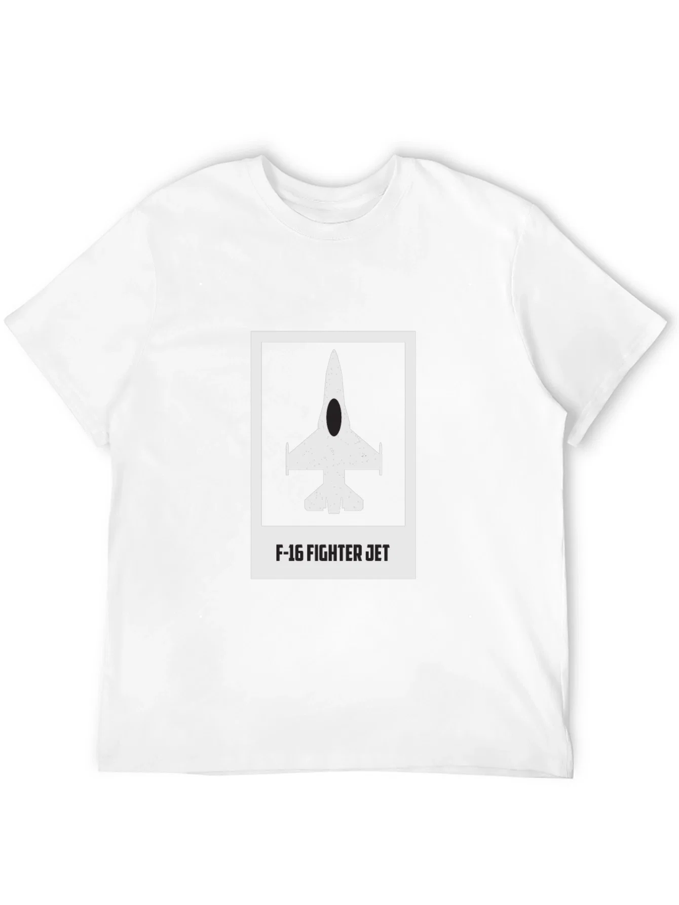 Rebbecca F-16 Fighter Jet Graphic T-Shirt - Black