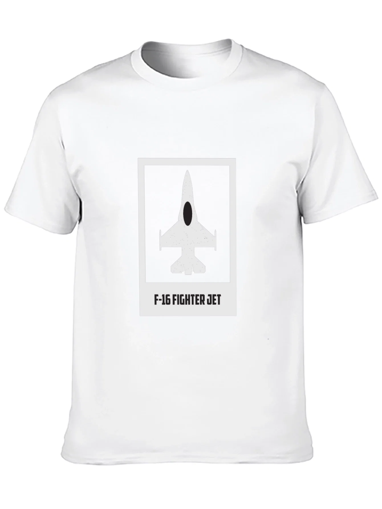 Rebbecca F-16 Fighter Jet Graphic T-Shirt - Black
