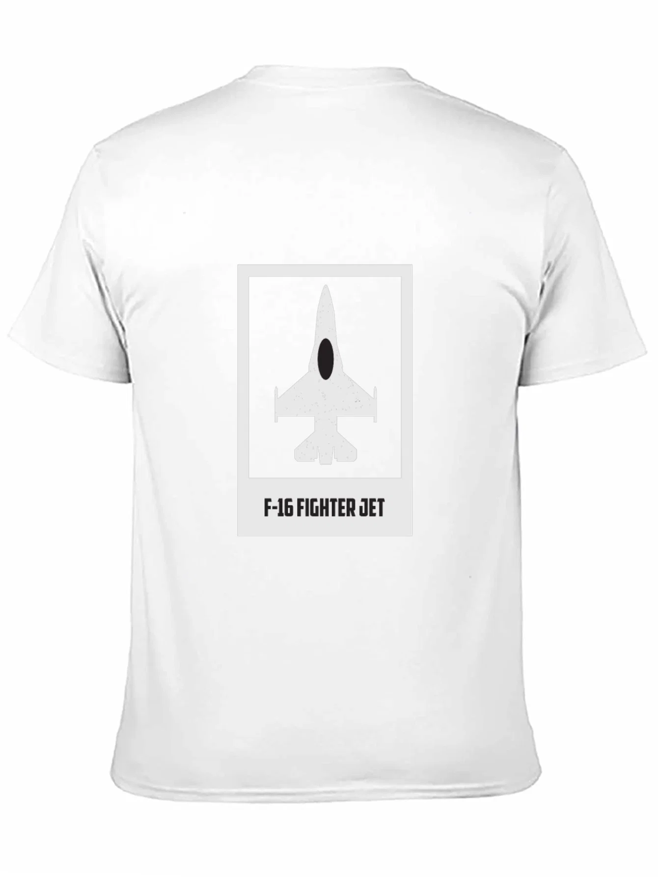 Rebbecca F-16 Fighter Jet Graphic T-Shirt - Black