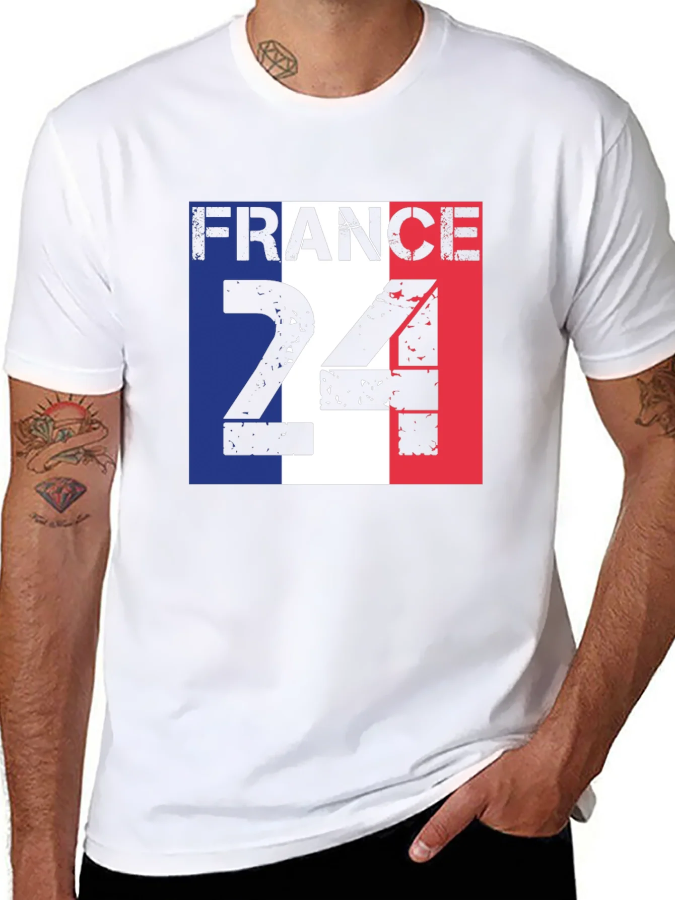 Camiseta Negra Francia 24