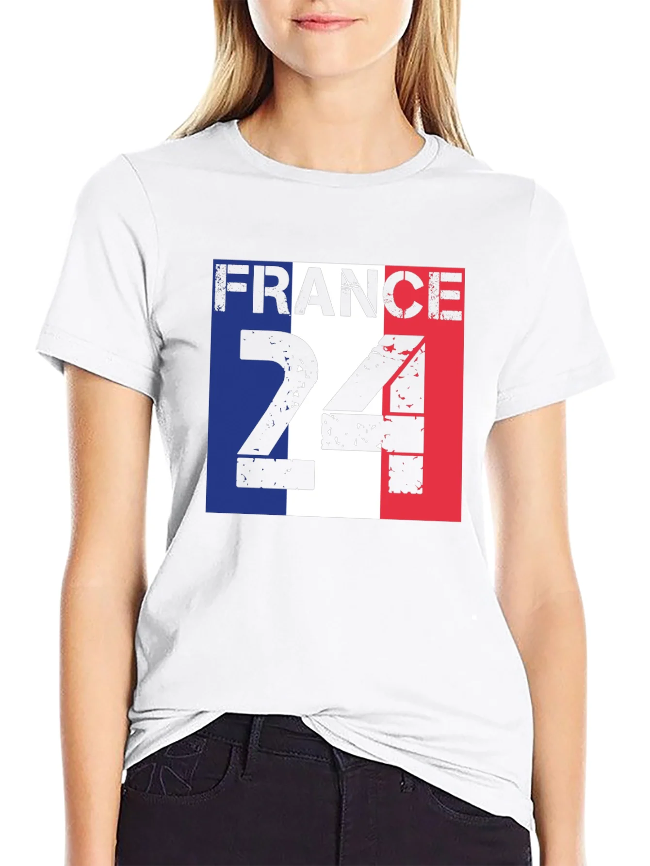 Camiseta Negra Francia 24