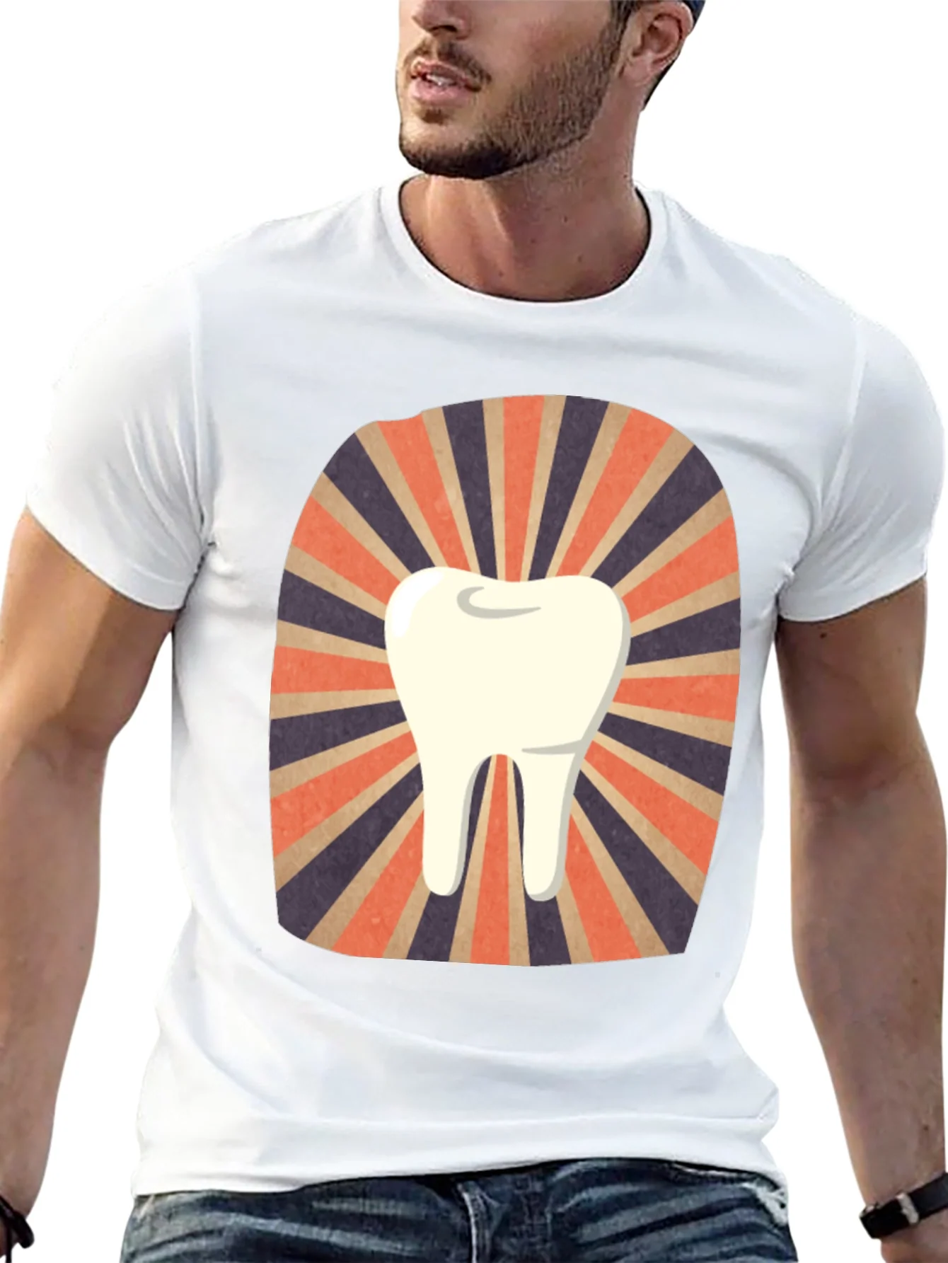 Rebbecca Retro Tooth Graphic Tee - Dentist Gift