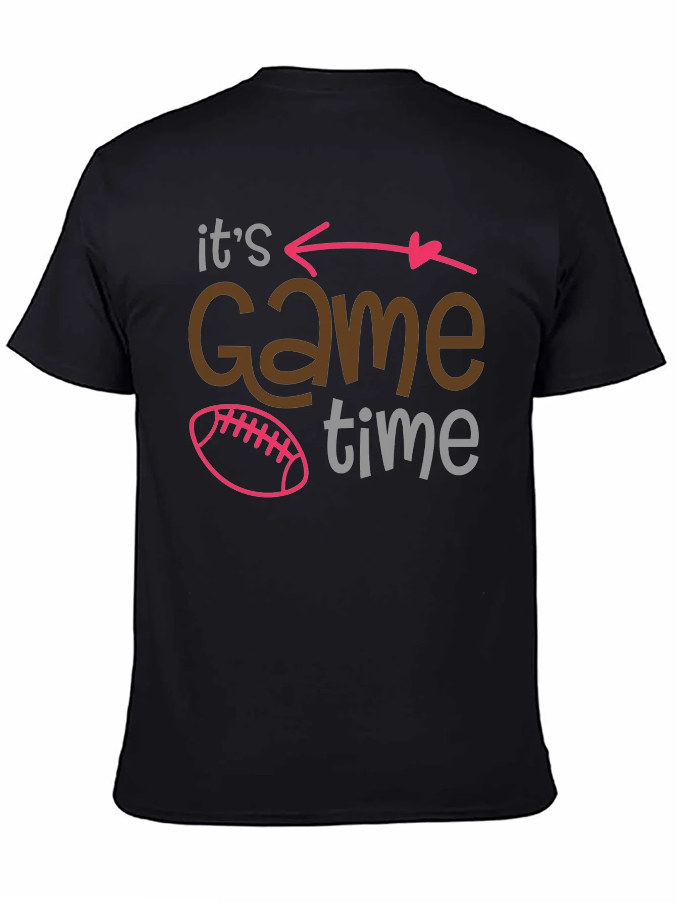 Rebbecca Its Game Time Football Graphic Tee