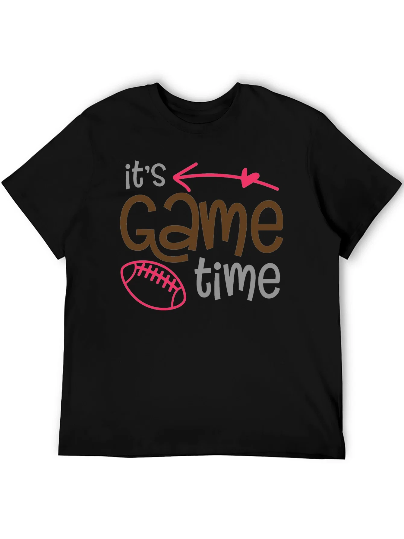 Rebbecca Its Game Time Football Graphic Tee