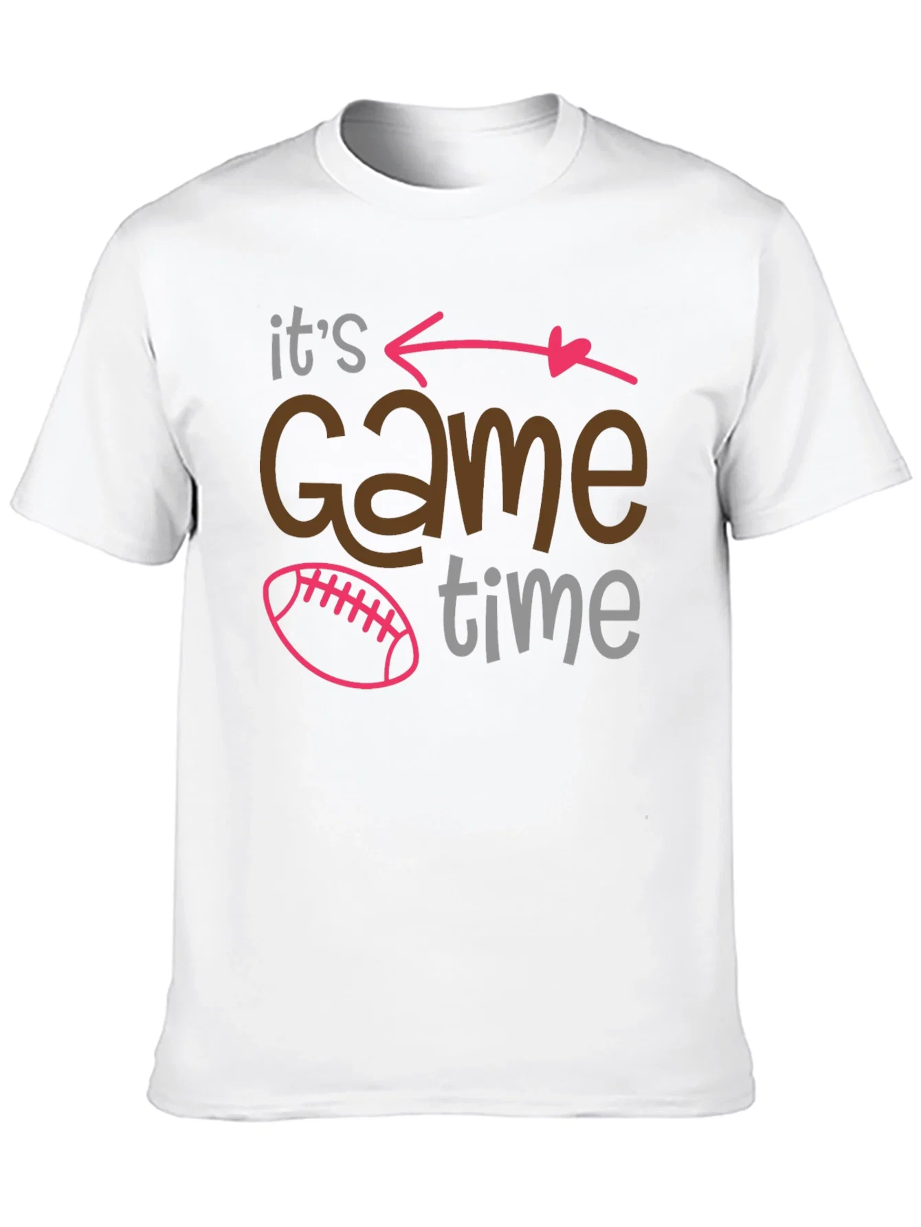 Rebbecca Its Game Time Football Graphic Tee