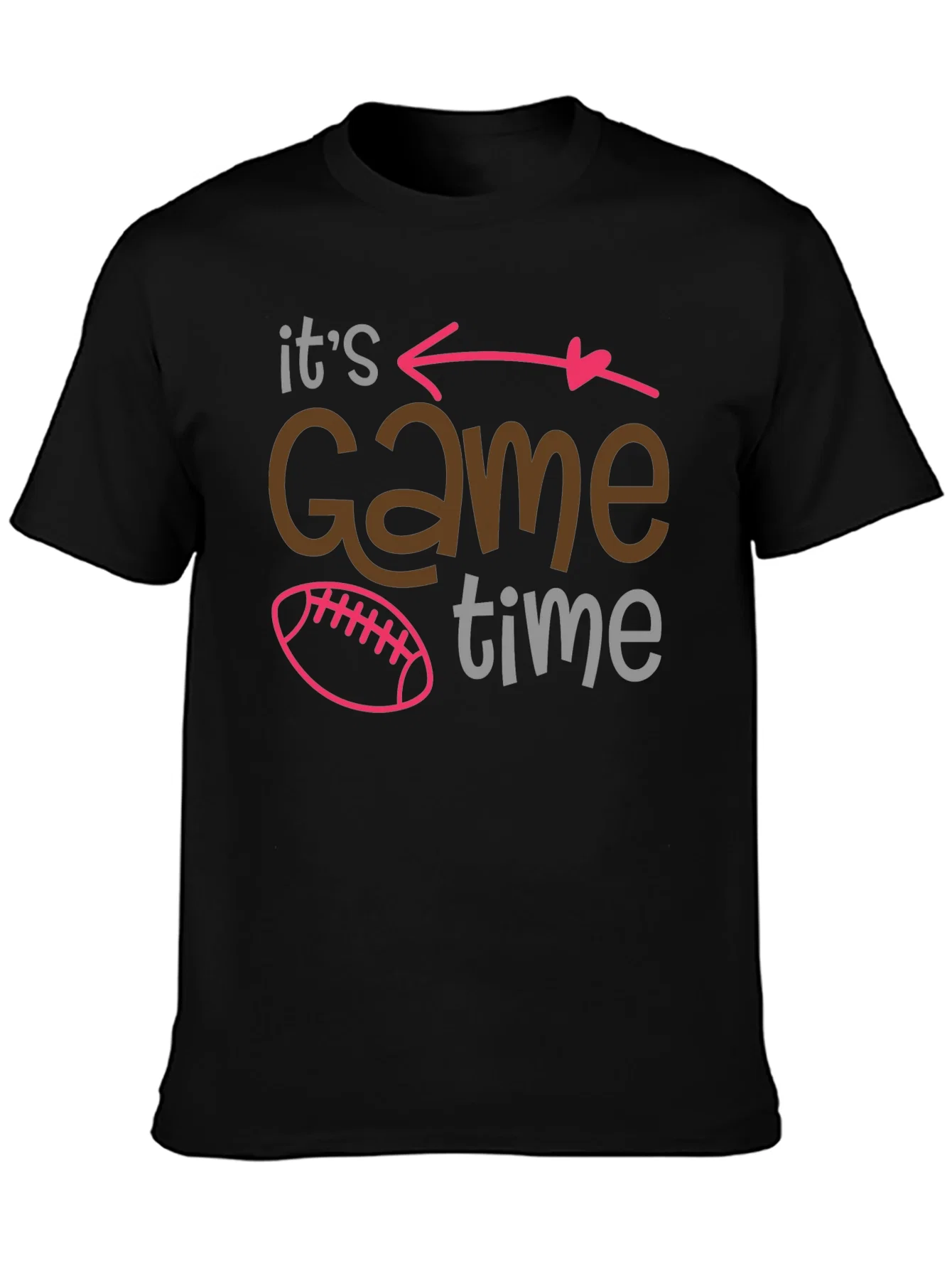Rebbecca Its Game Time Football Graphic Tee