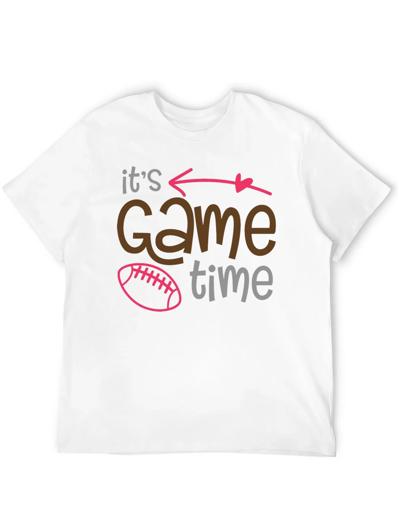 Rebbecca Its Game Time Football Graphic Tee