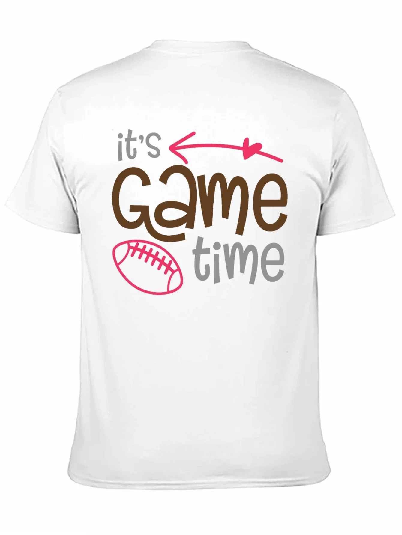 Rebbecca Its Game Time Football Graphic Tee