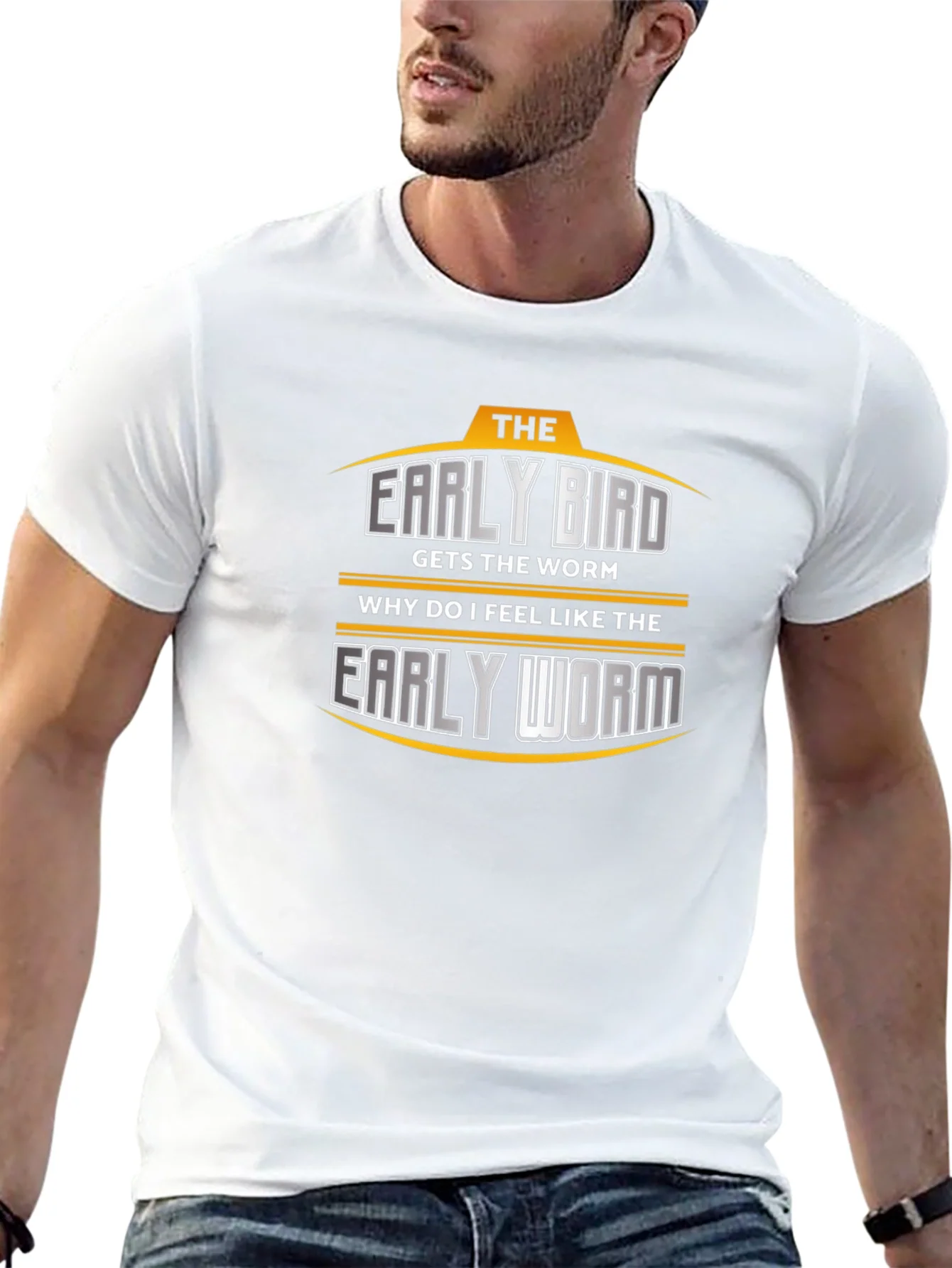 Rebbecca Early Bird vs. Early Worm Graphic T-Shirt