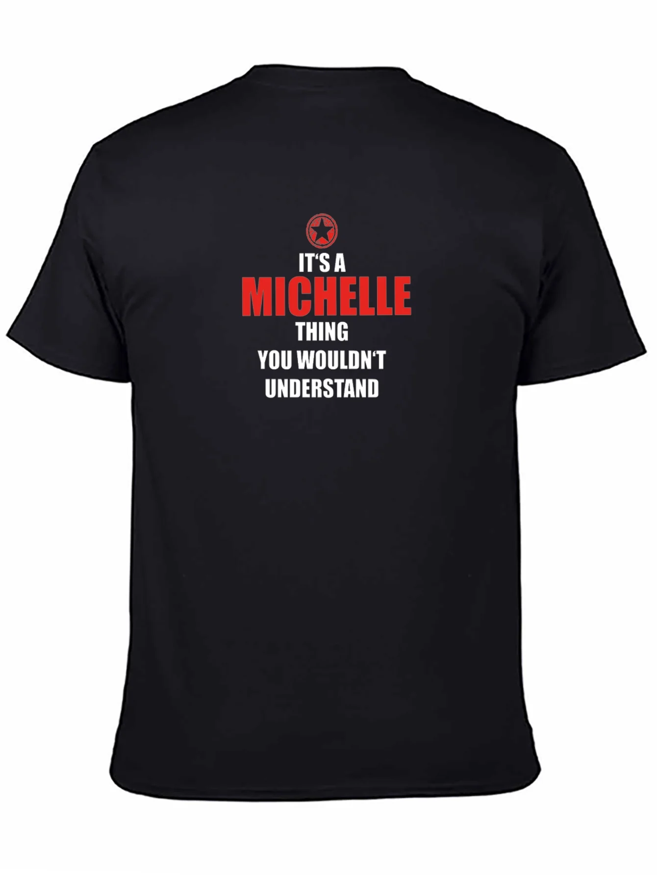 Camiseta Negra Es Cosa De Michelle