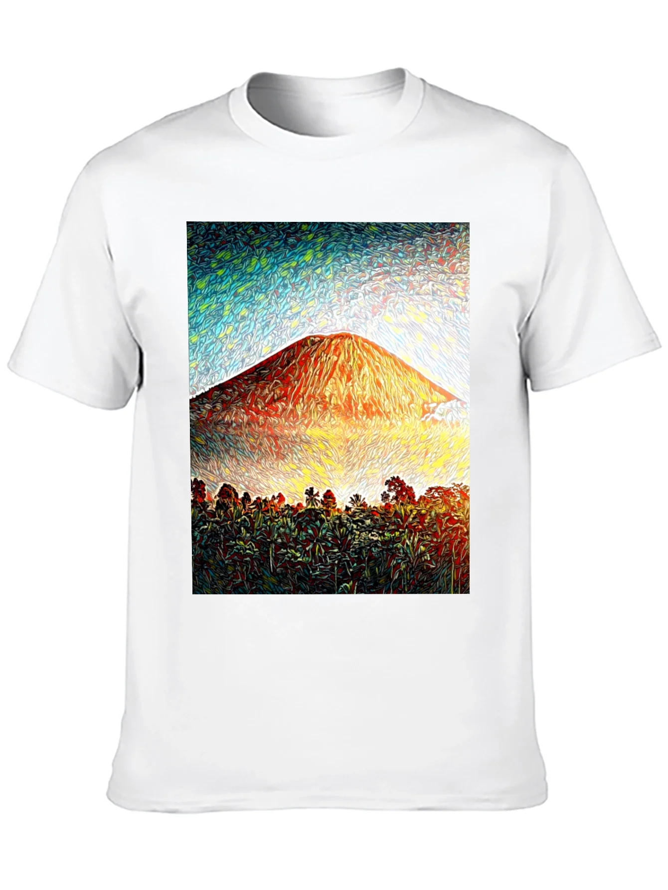 Rebbecca Tropical Mountain Graphic Tee