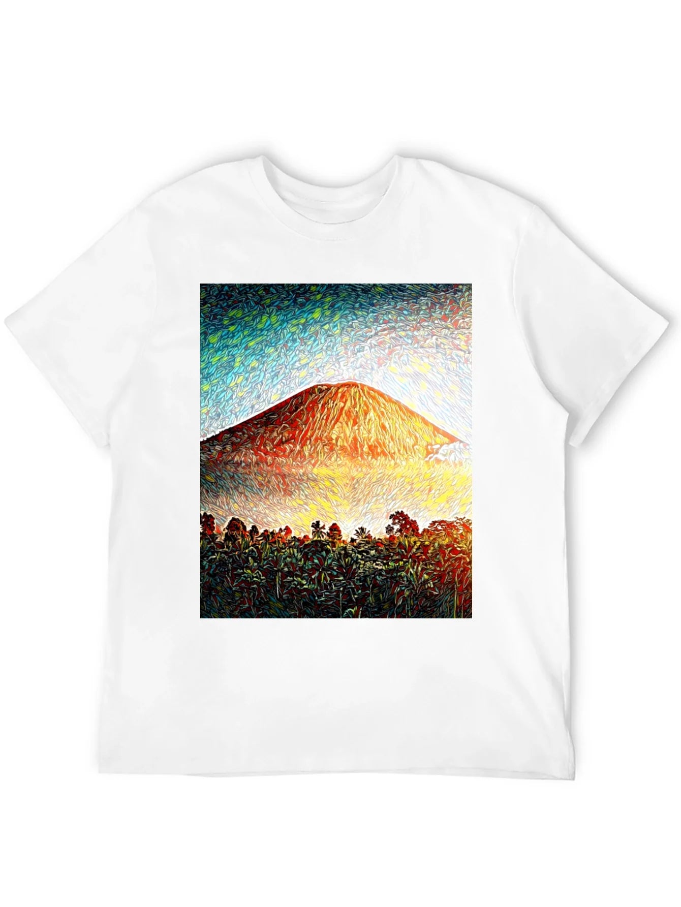 Rebbecca Tropical Mountain Graphic Tee