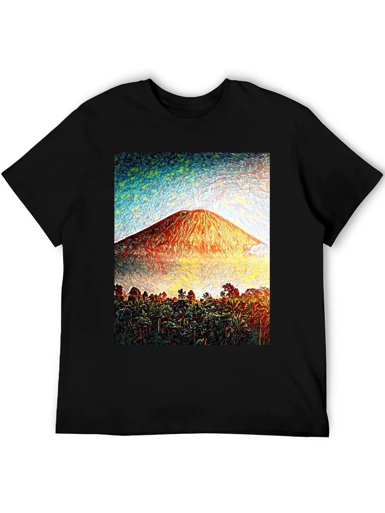 Rebbecca Tropical Mountain Graphic Tee