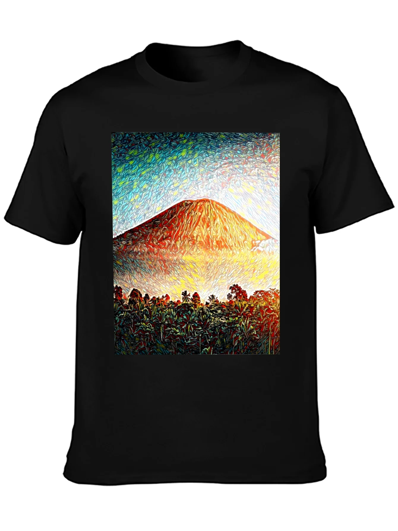Rebbecca Tropical Mountain Graphic Tee