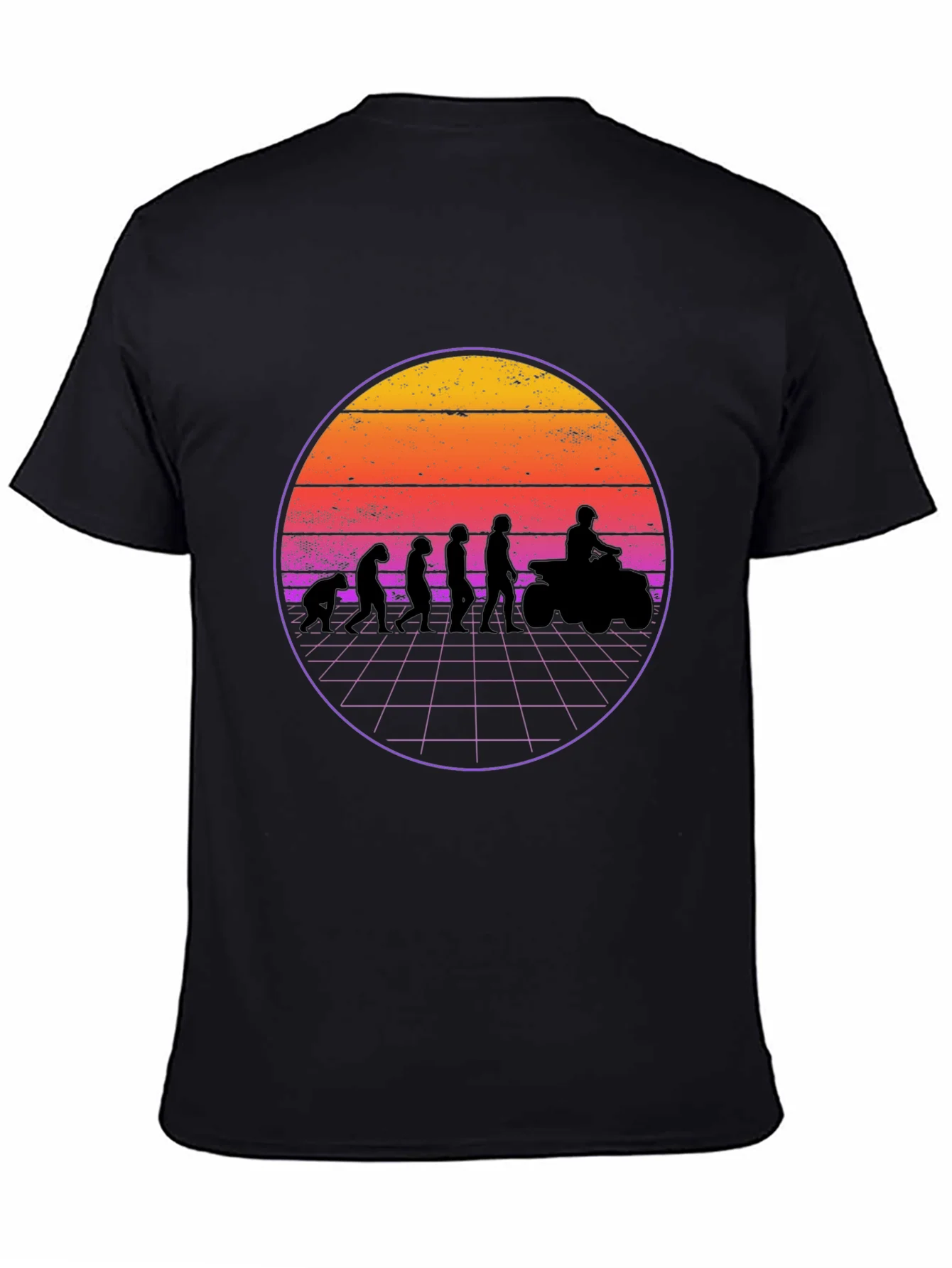 Rebbecca Evolution ATV Sunset Graphic T-Shirt - Black