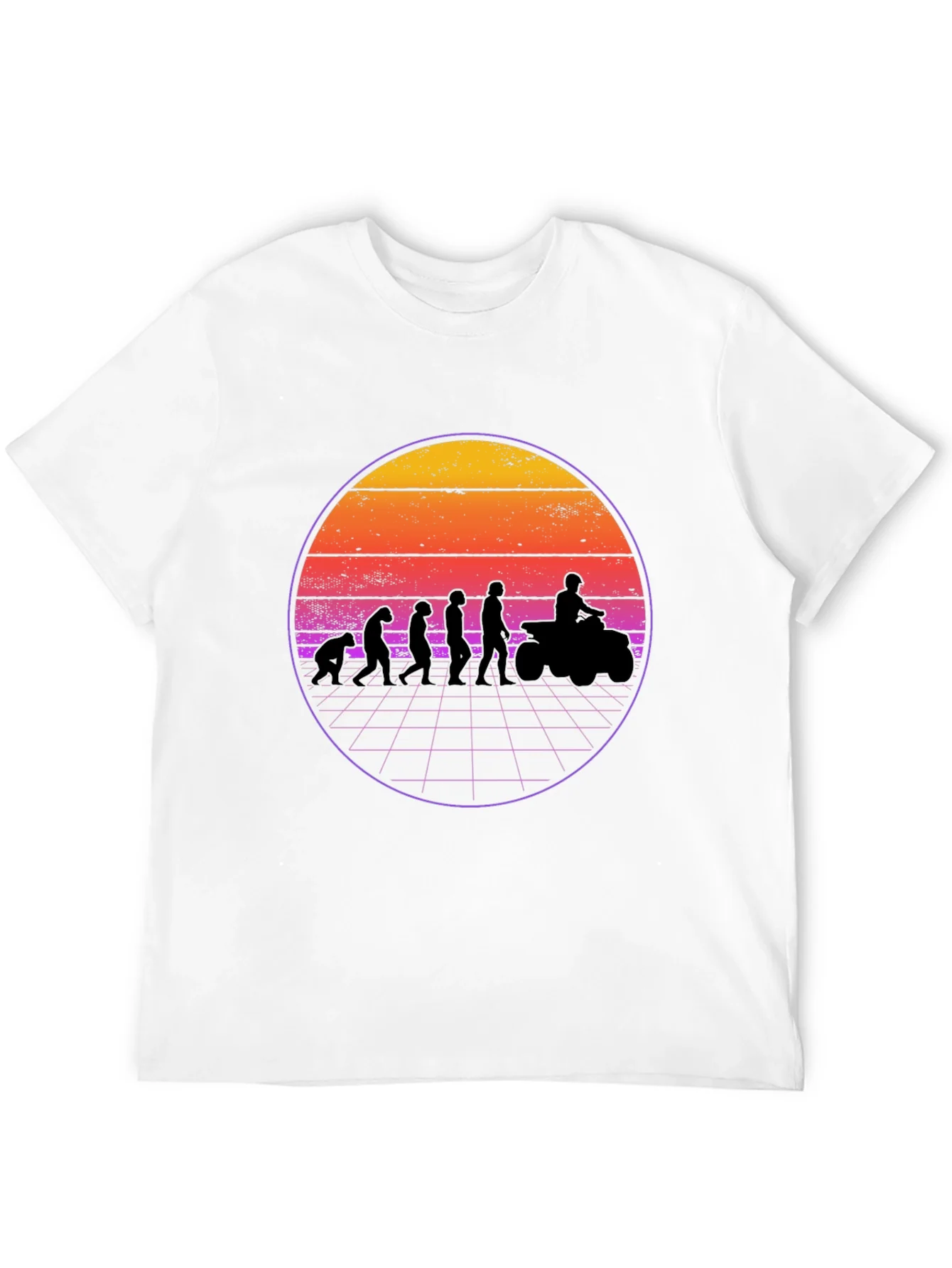 Rebbecca Evolution ATV Sunset Graphic T-Shirt - Black