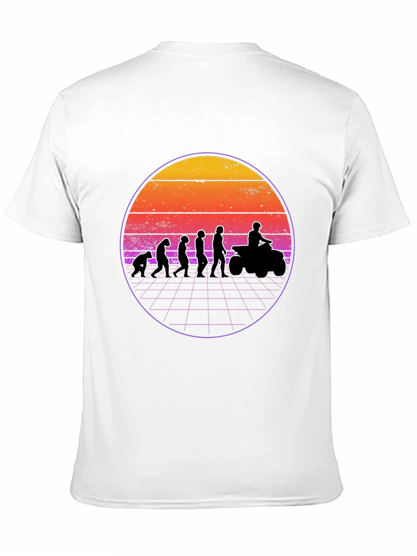 Rebbecca Evolution ATV Sunset Graphic T-Shirt - Black