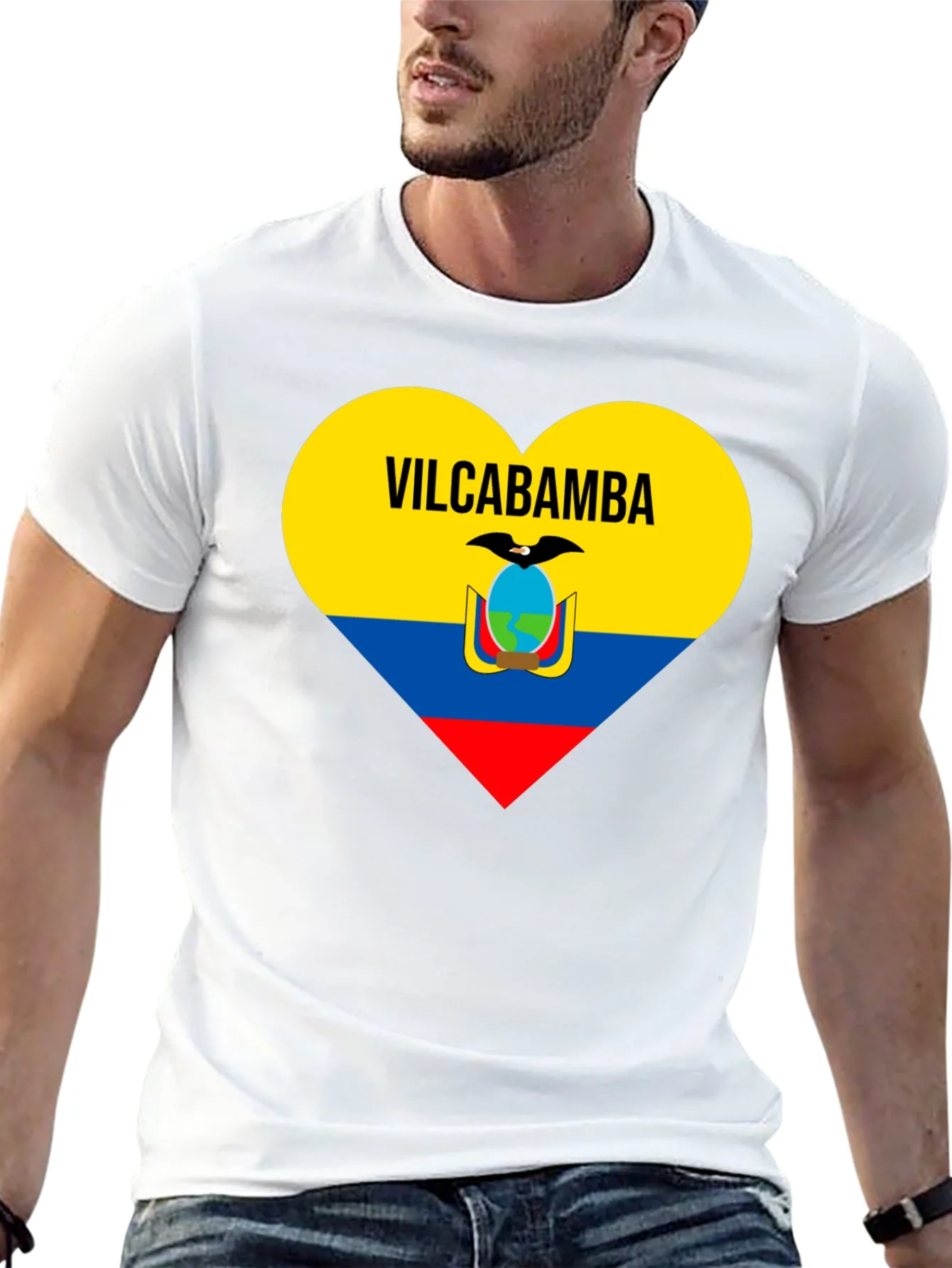 Camiseta Negra Vilcabamba Ecuador Coraz¨®n