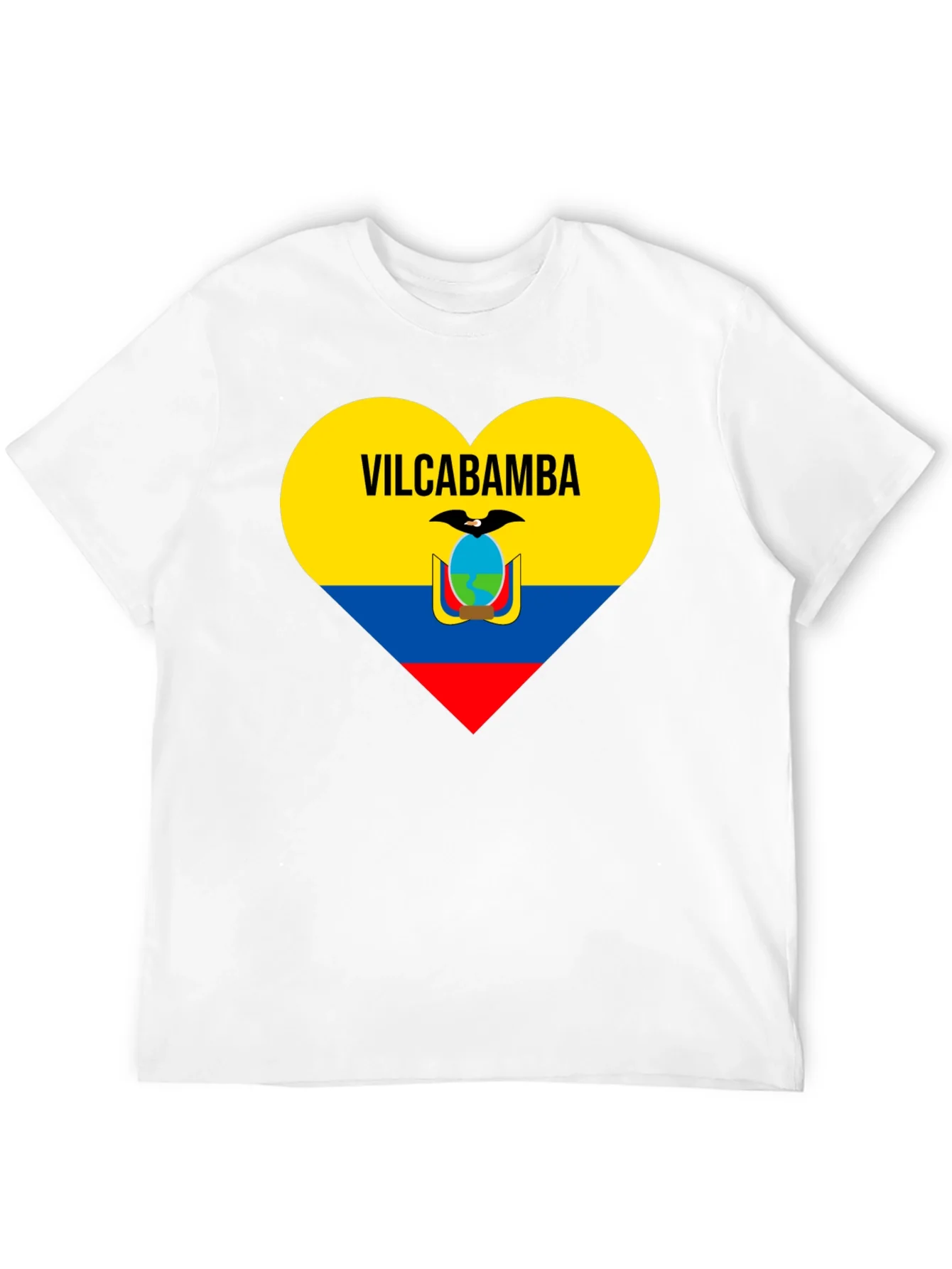 Camiseta Negra Vilcabamba Ecuador Coraz¨®n