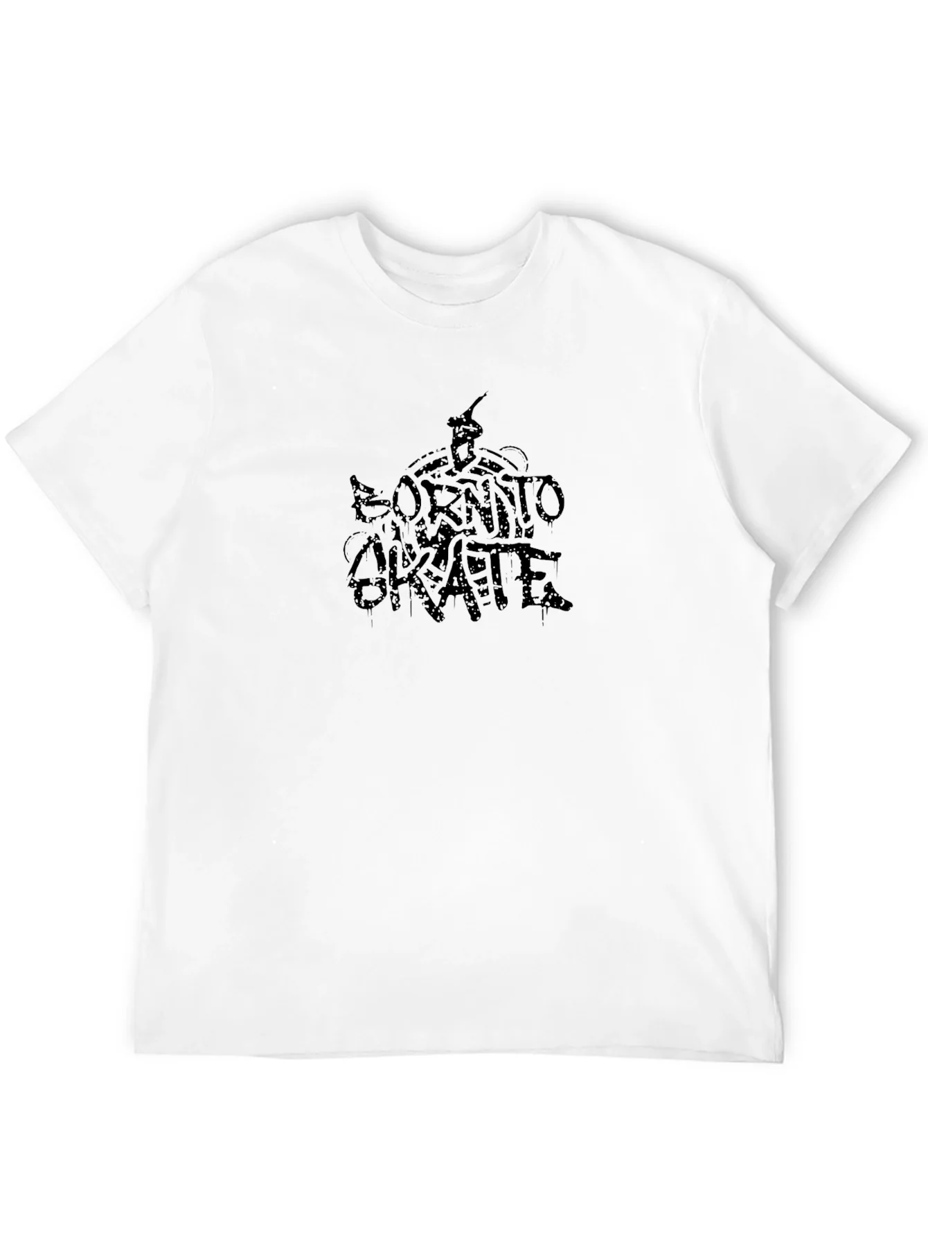 Camiseta Negra Born To Skate Hombre