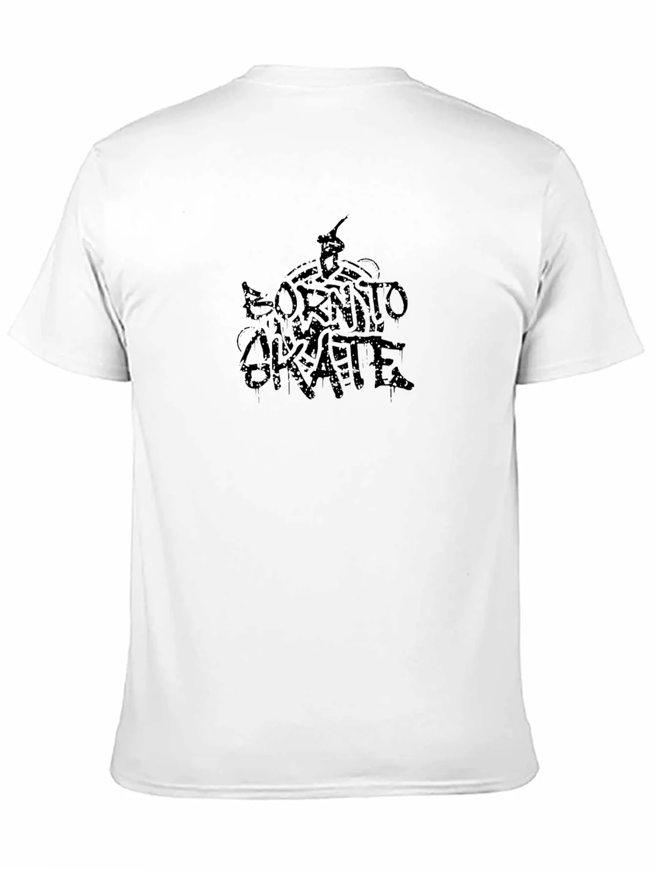 Camiseta Negra Born To Skate Hombre