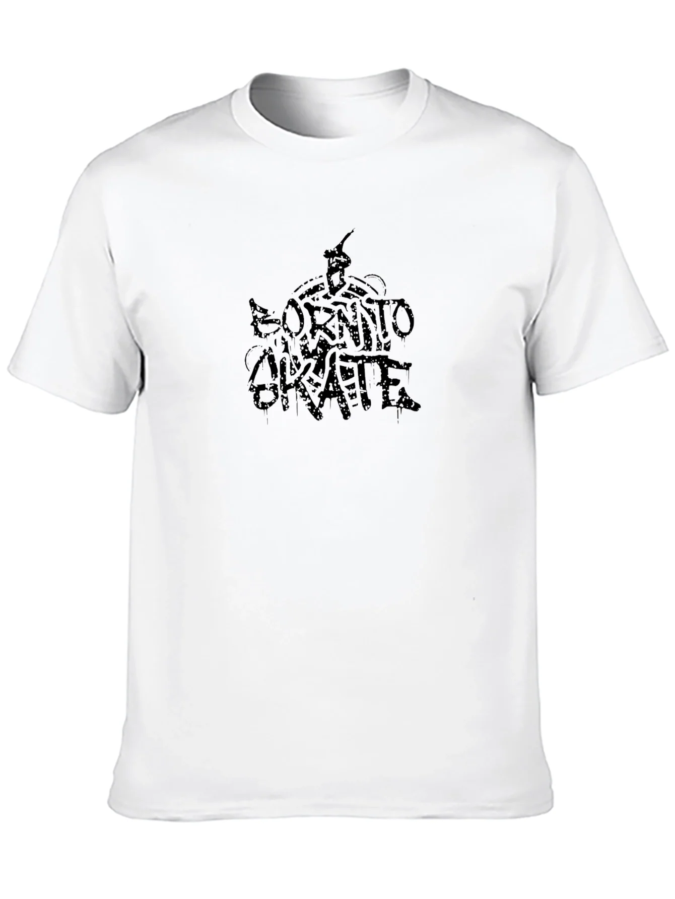 Camiseta Negra Born To Skate Hombre