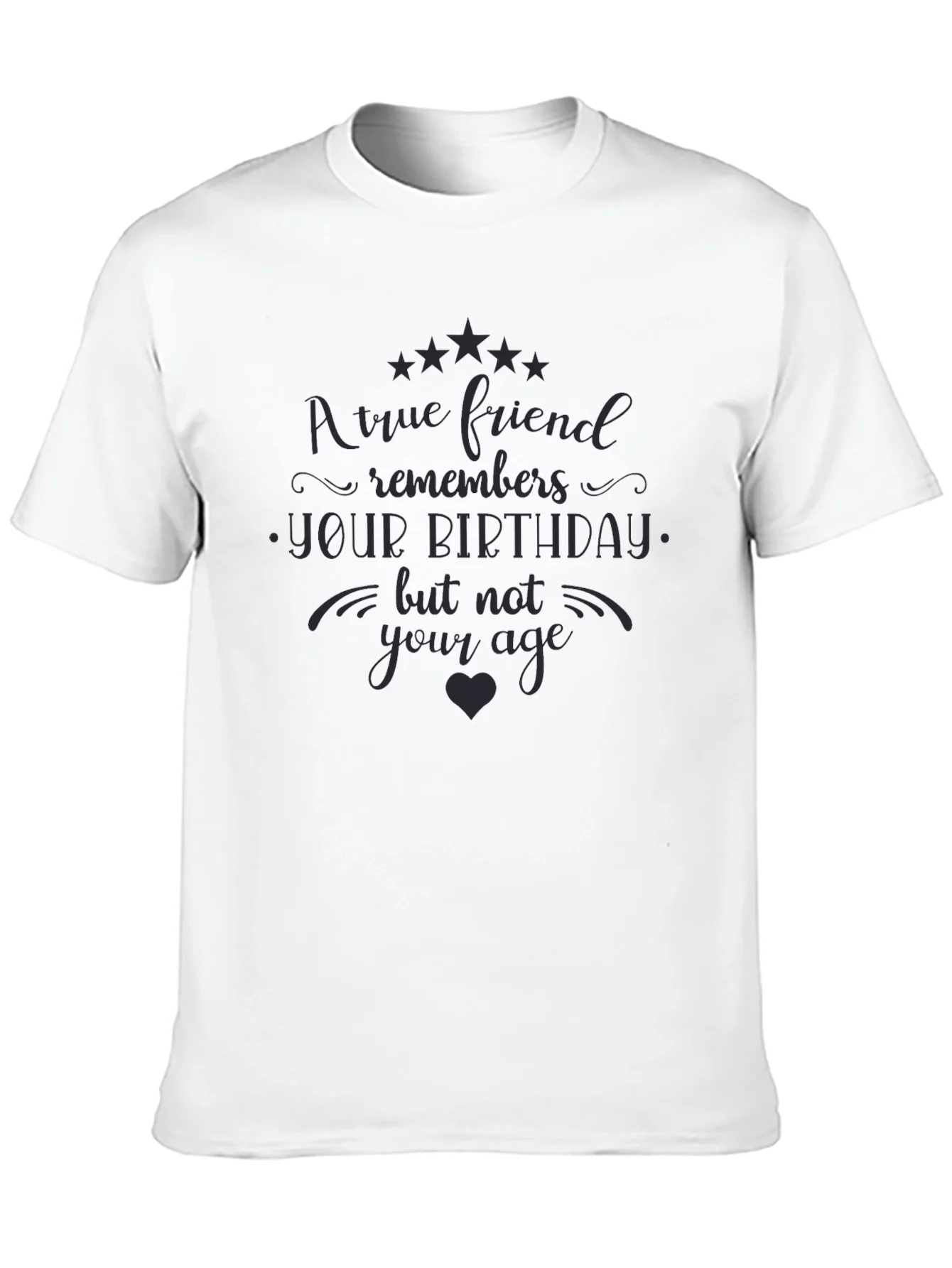 Camiseta Negra Un Verdadero Amigo