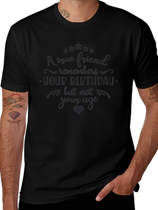 Camiseta Negra Un Verdadero Amigo