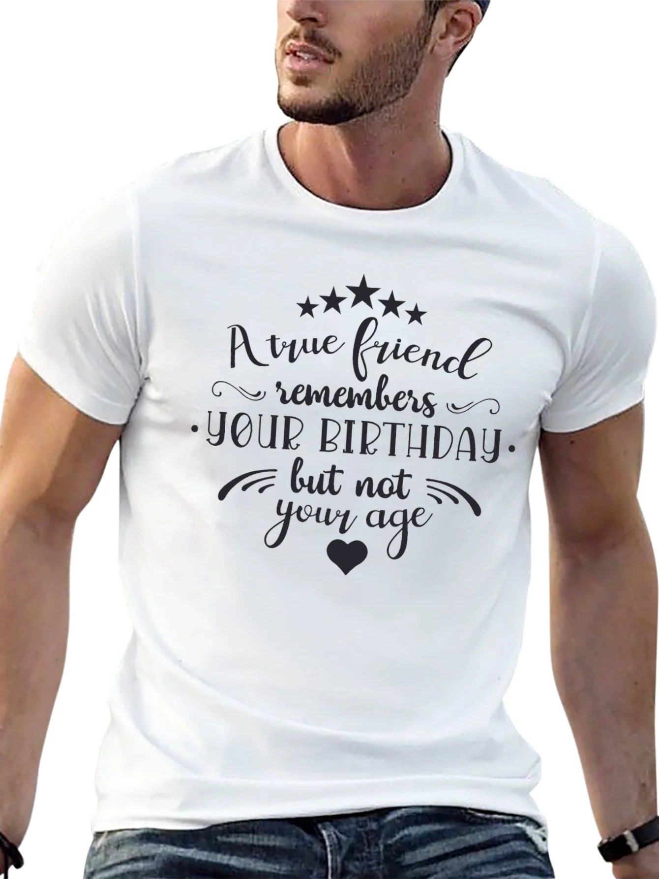 Camiseta Negra Un Verdadero Amigo
