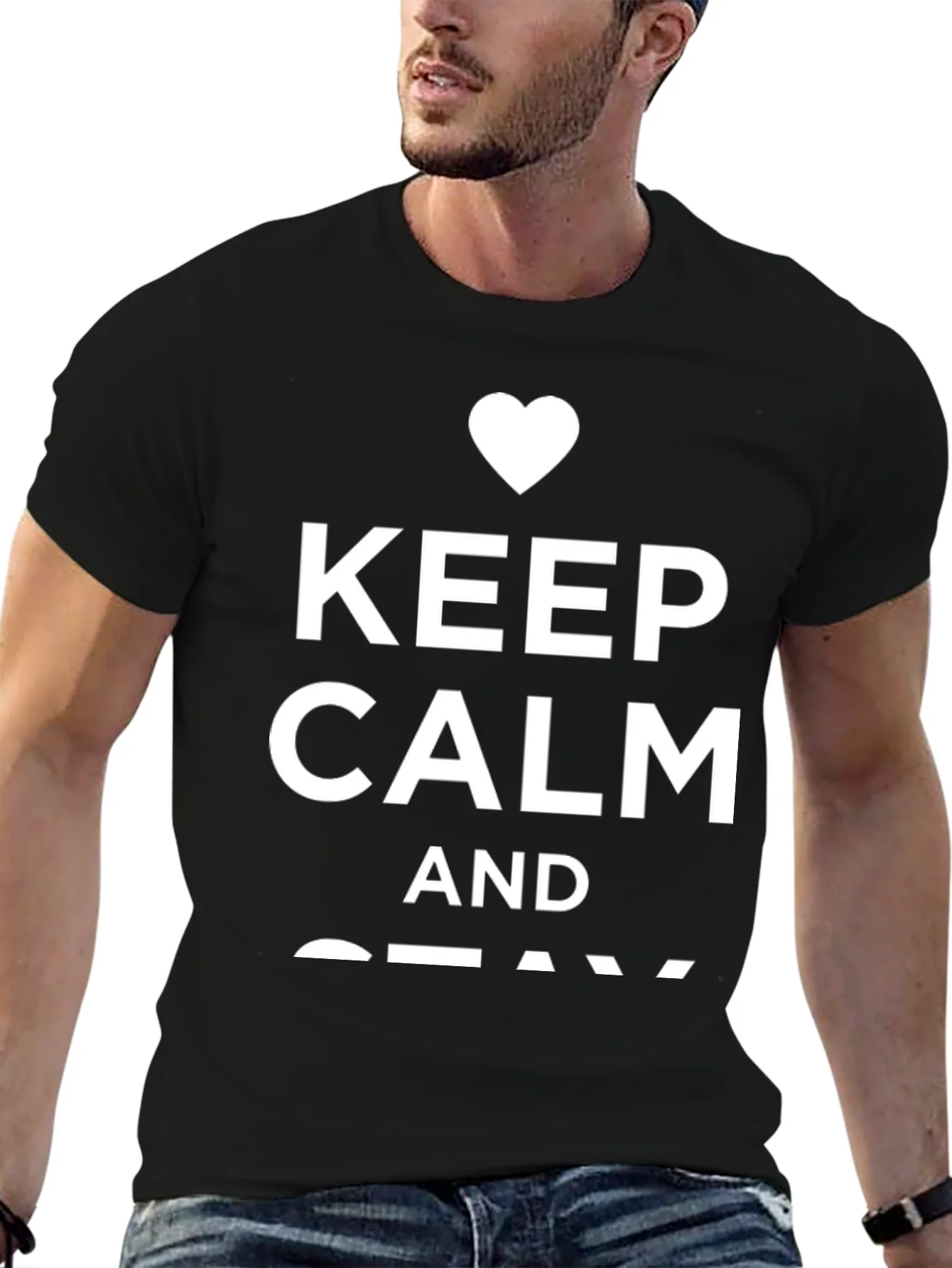 Rebbecca Keep Calm Black T-Shirt