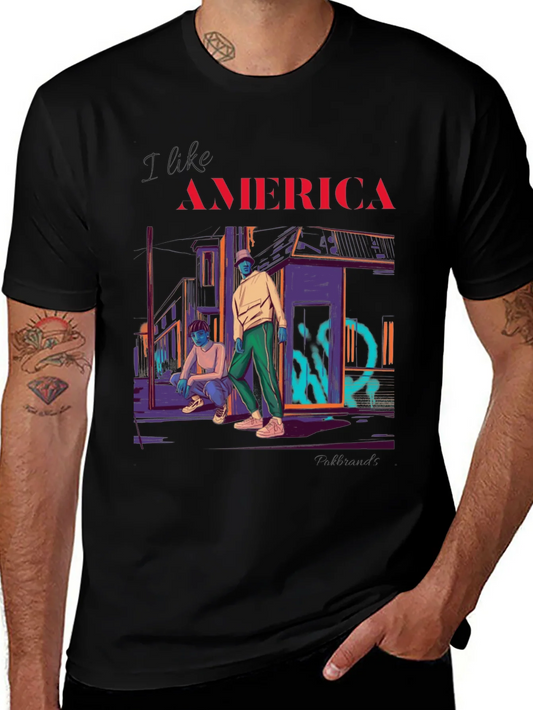 Rebbecca I Like America Graphic T-Shirt
