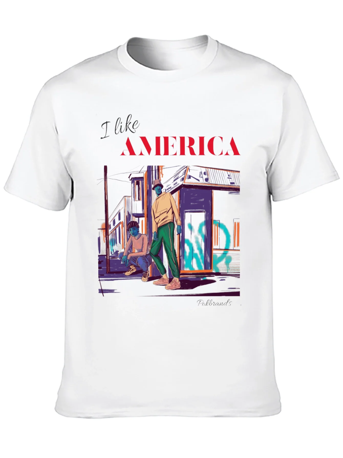 Rebbecca I Like America Graphic T-Shirt