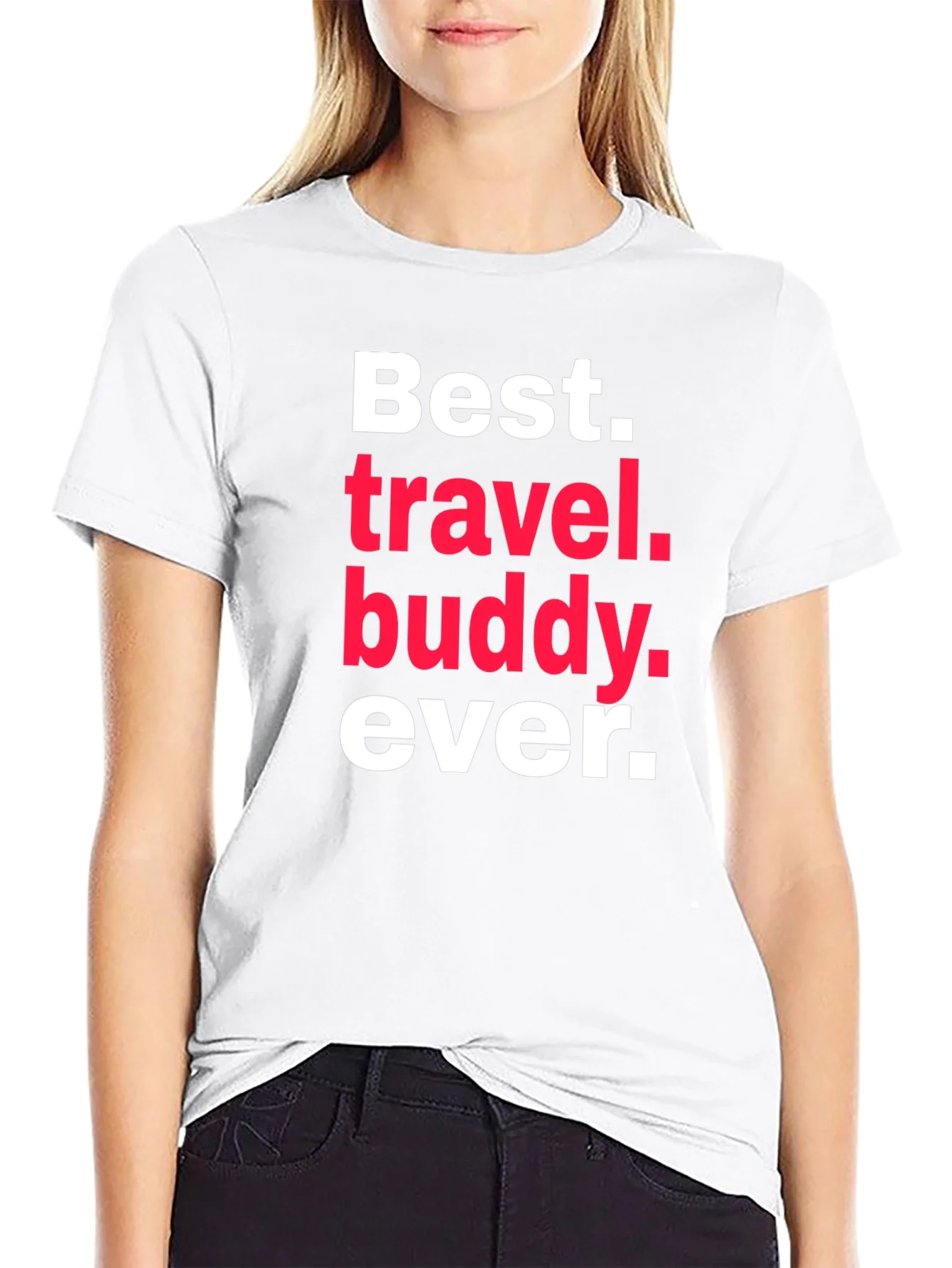 Camiseta Negra Mejor Compa?ero de Viaje