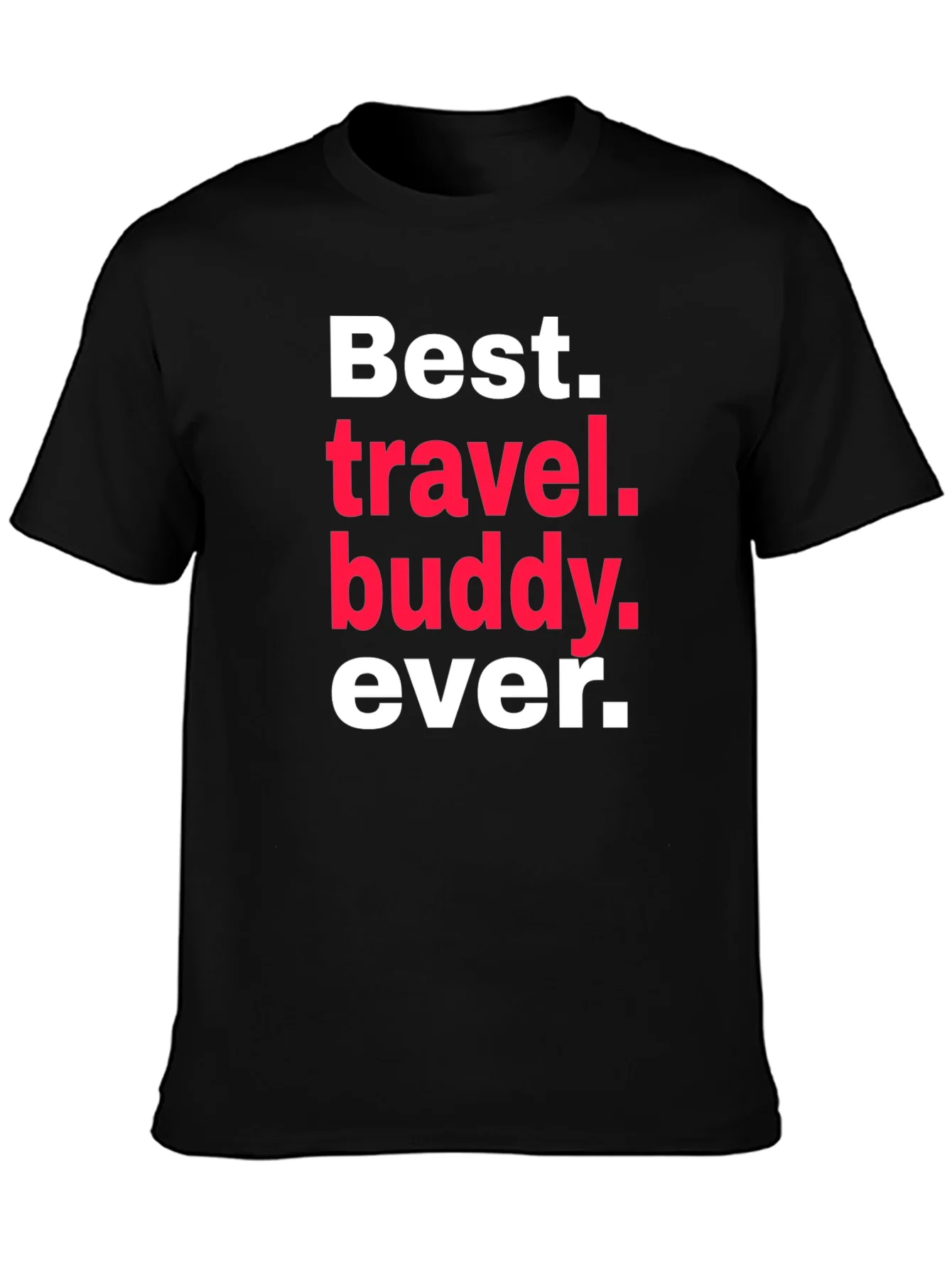 Camiseta Negra Mejor Compa?ero de Viaje