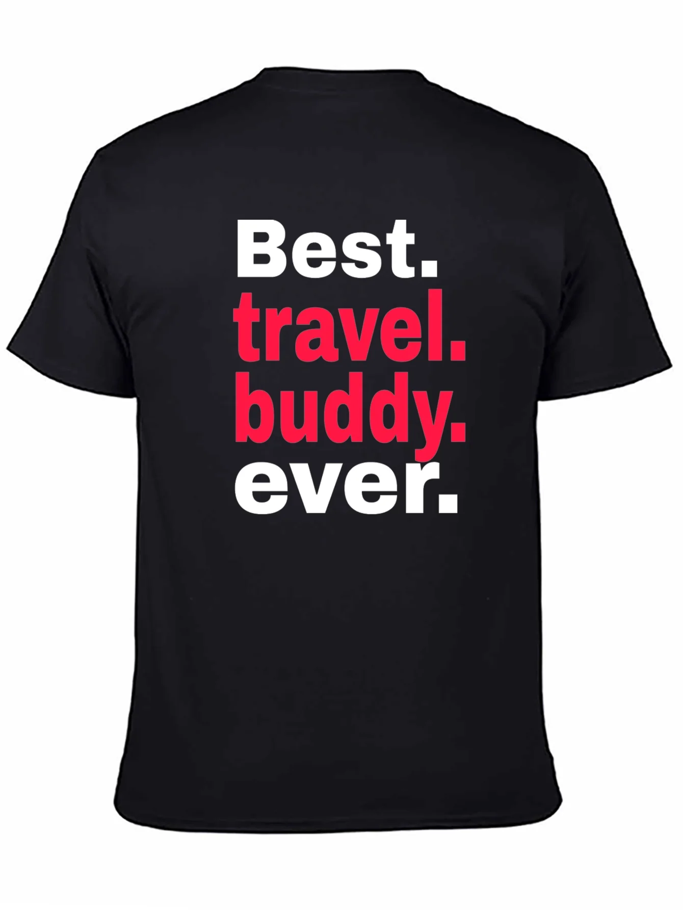 Camiseta Negra Mejor Compa?ero de Viaje