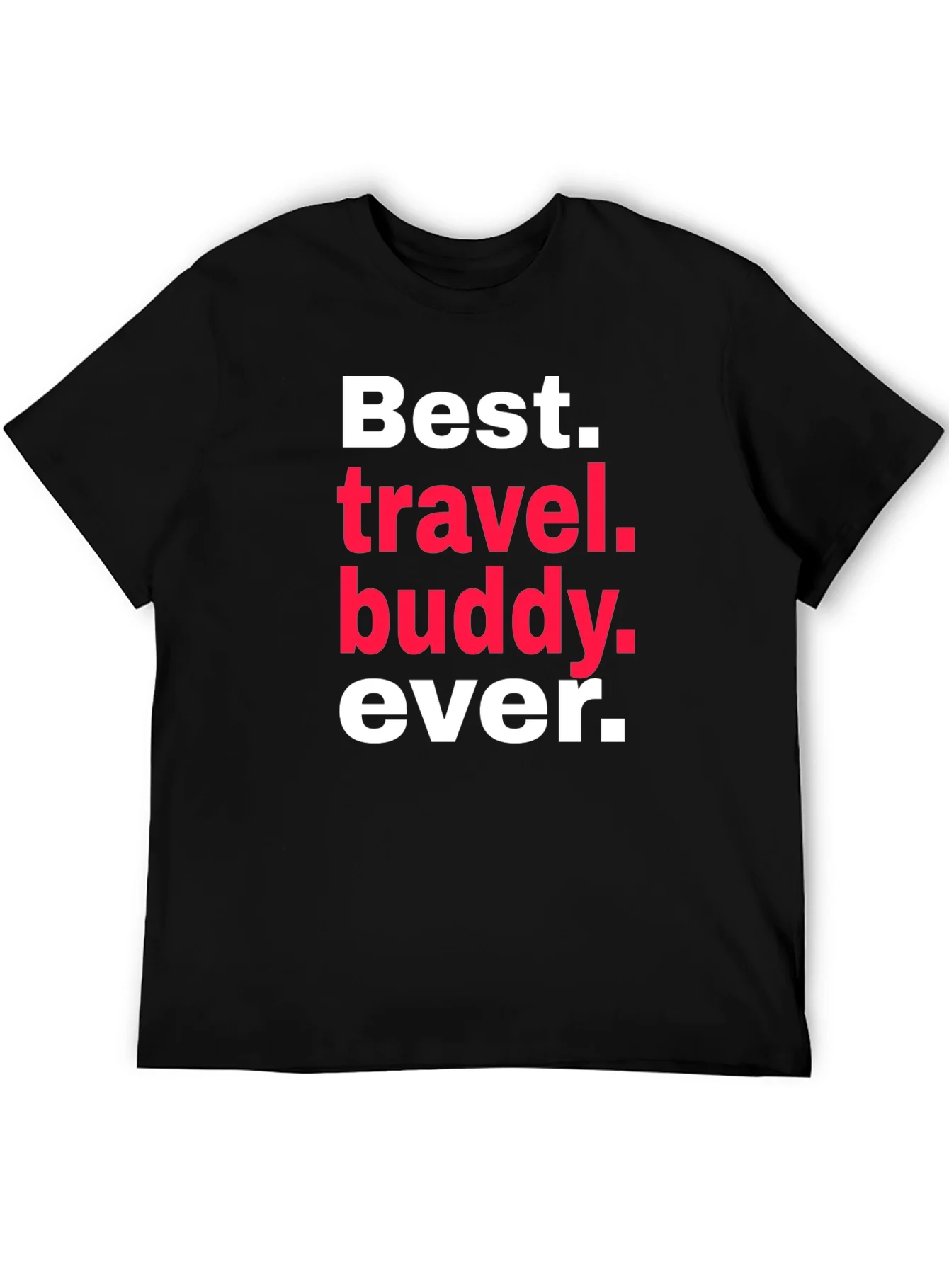 Camiseta Negra Mejor Compa?ero de Viaje