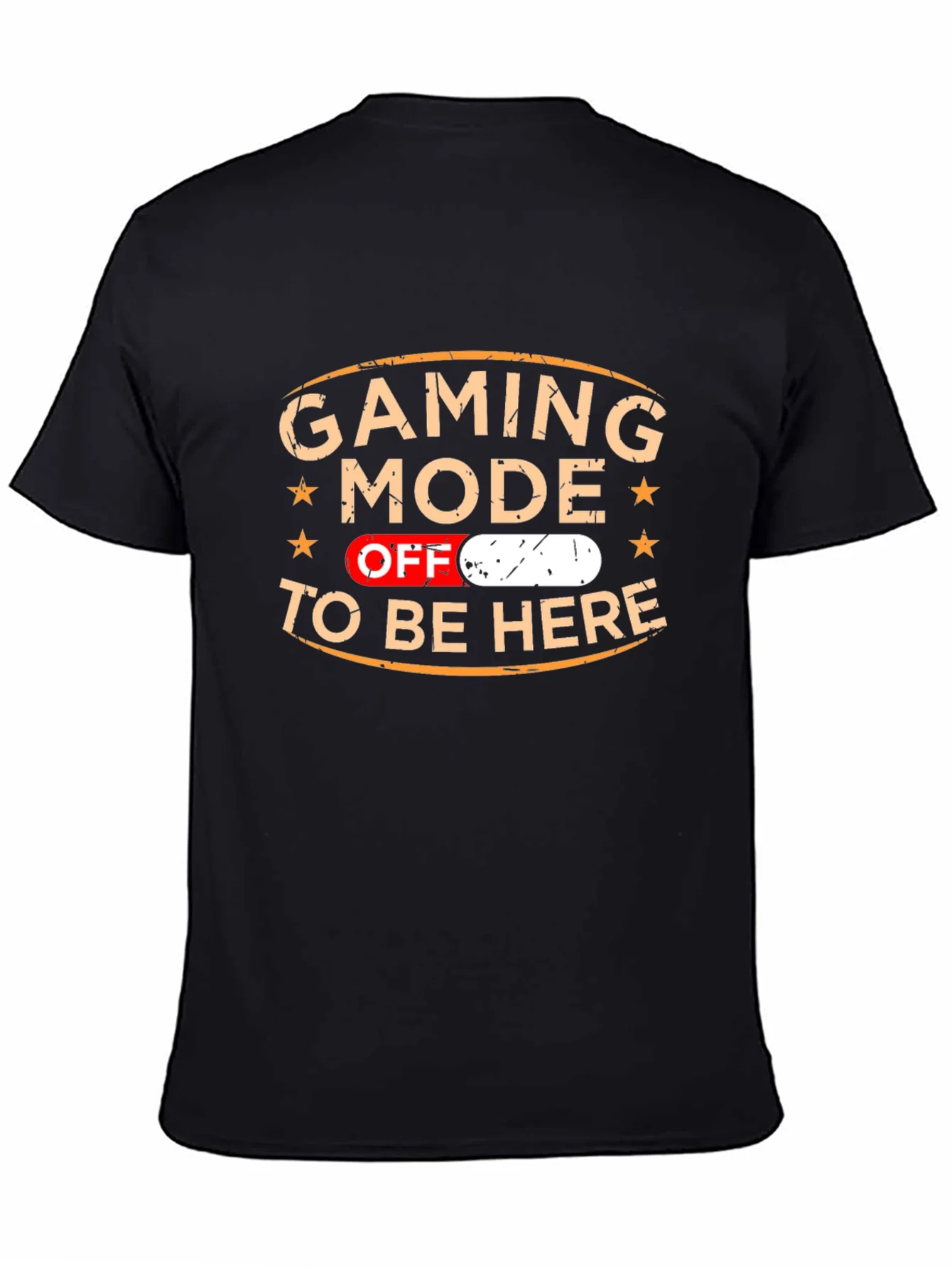 Camiseta Gaming Mode Off - Divertida y c¨®moda