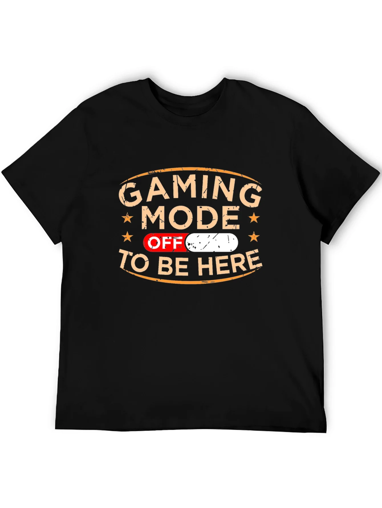 Camiseta Gaming Mode Off - Divertida y c¨®moda