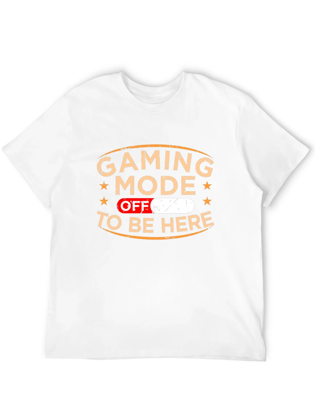 Camiseta Gaming Mode Off - Divertida y c¨®moda