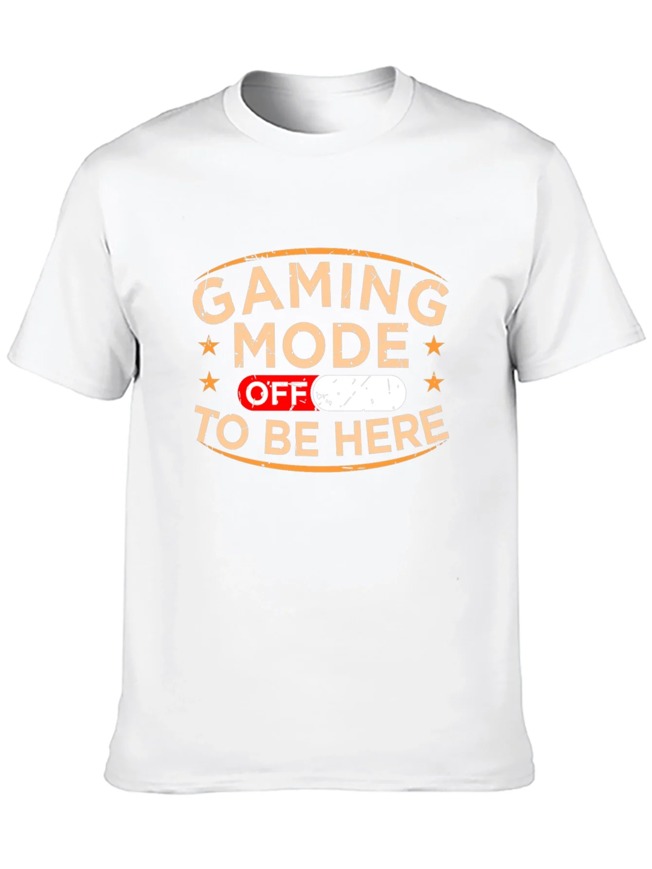 Camiseta Gaming Mode Off - Divertida y c¨®moda