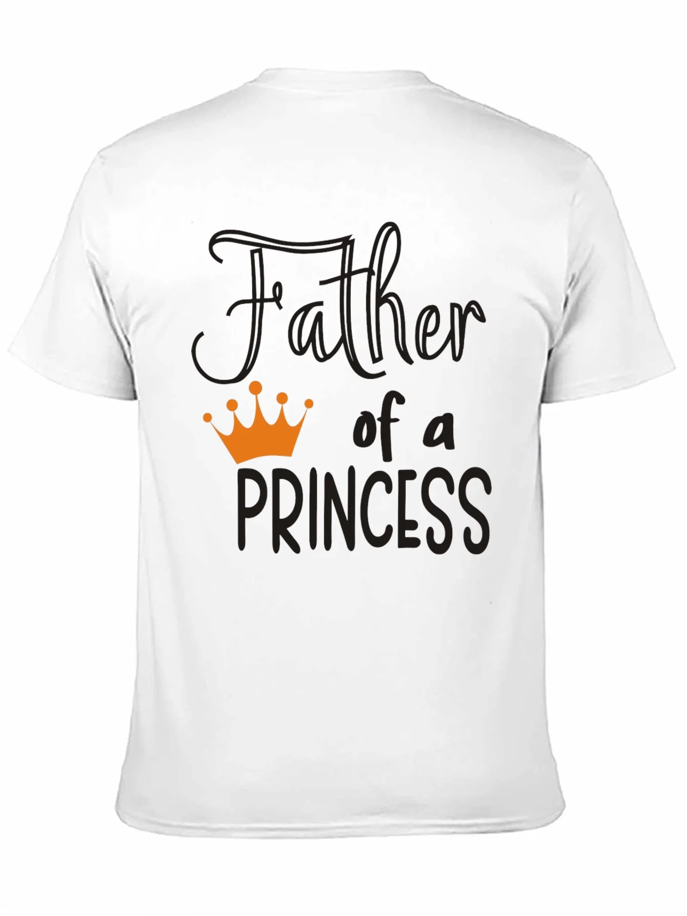 Rebbecca Father of a Princess T-Shirt - Black