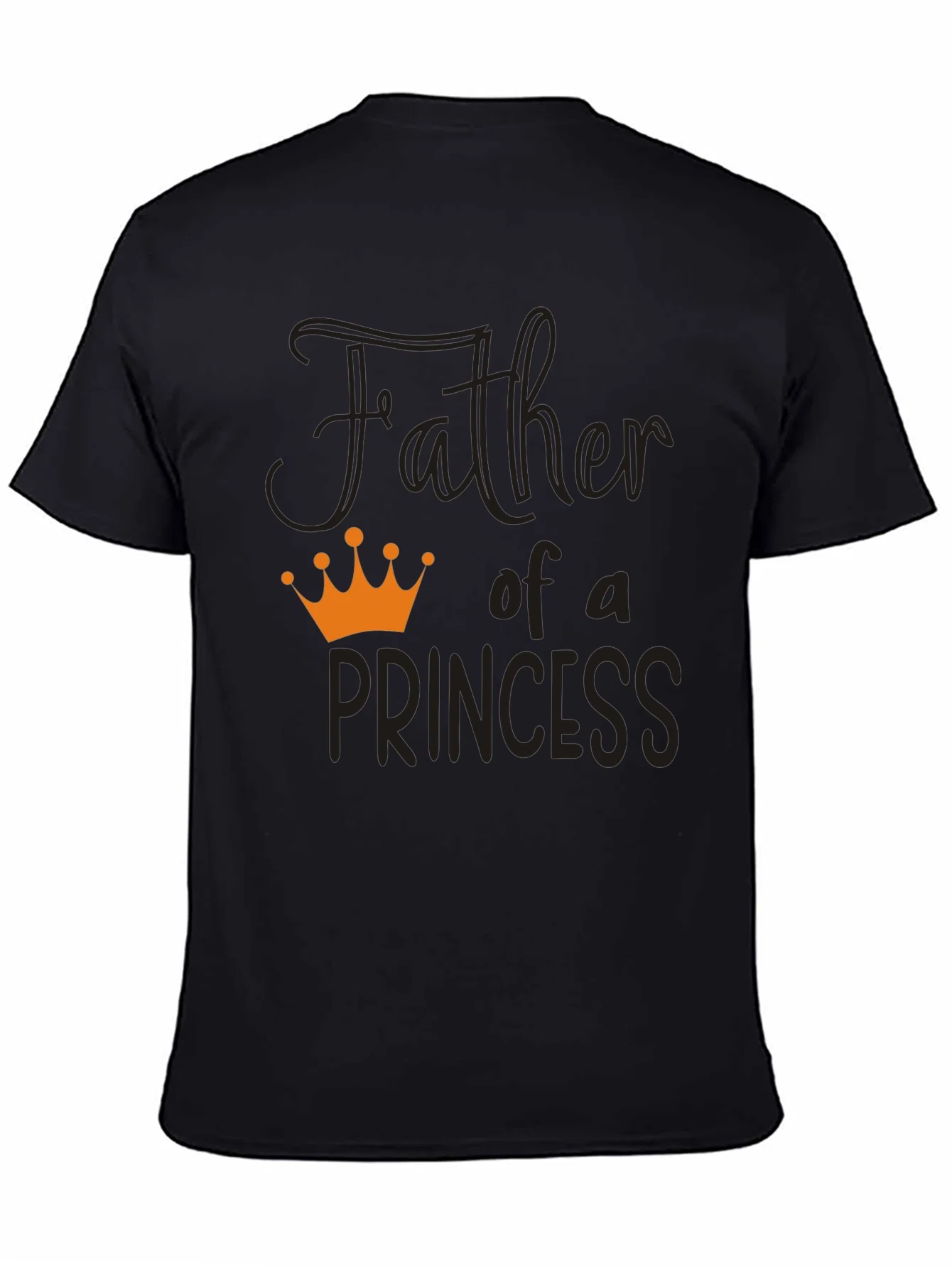 Rebbecca Father of a Princess T-Shirt - Black