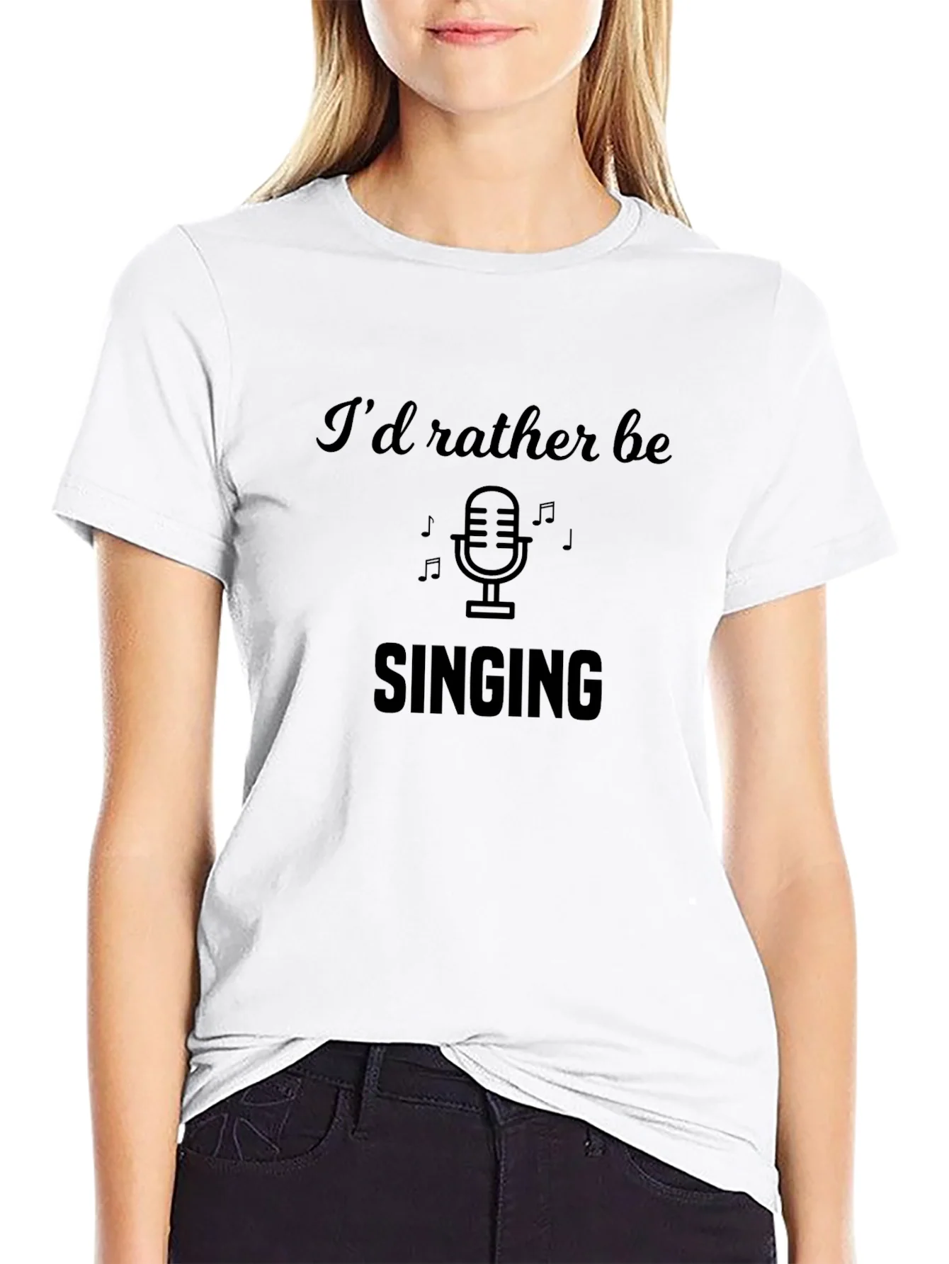 Rebbecca Id Rather Be Singing T-Shirt