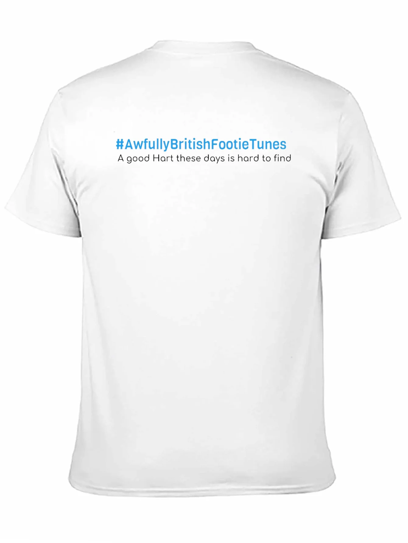 Rebbecca Awfully British Footie Tunes Black T-Shirt