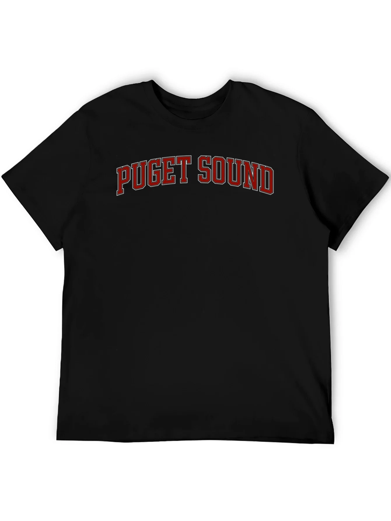 Camiseta Negra Puget Sound Cl¨¢sica
