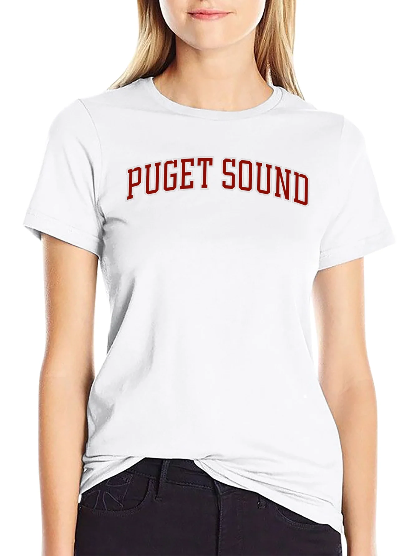 Camiseta Negra Puget Sound Cl¨¢sica