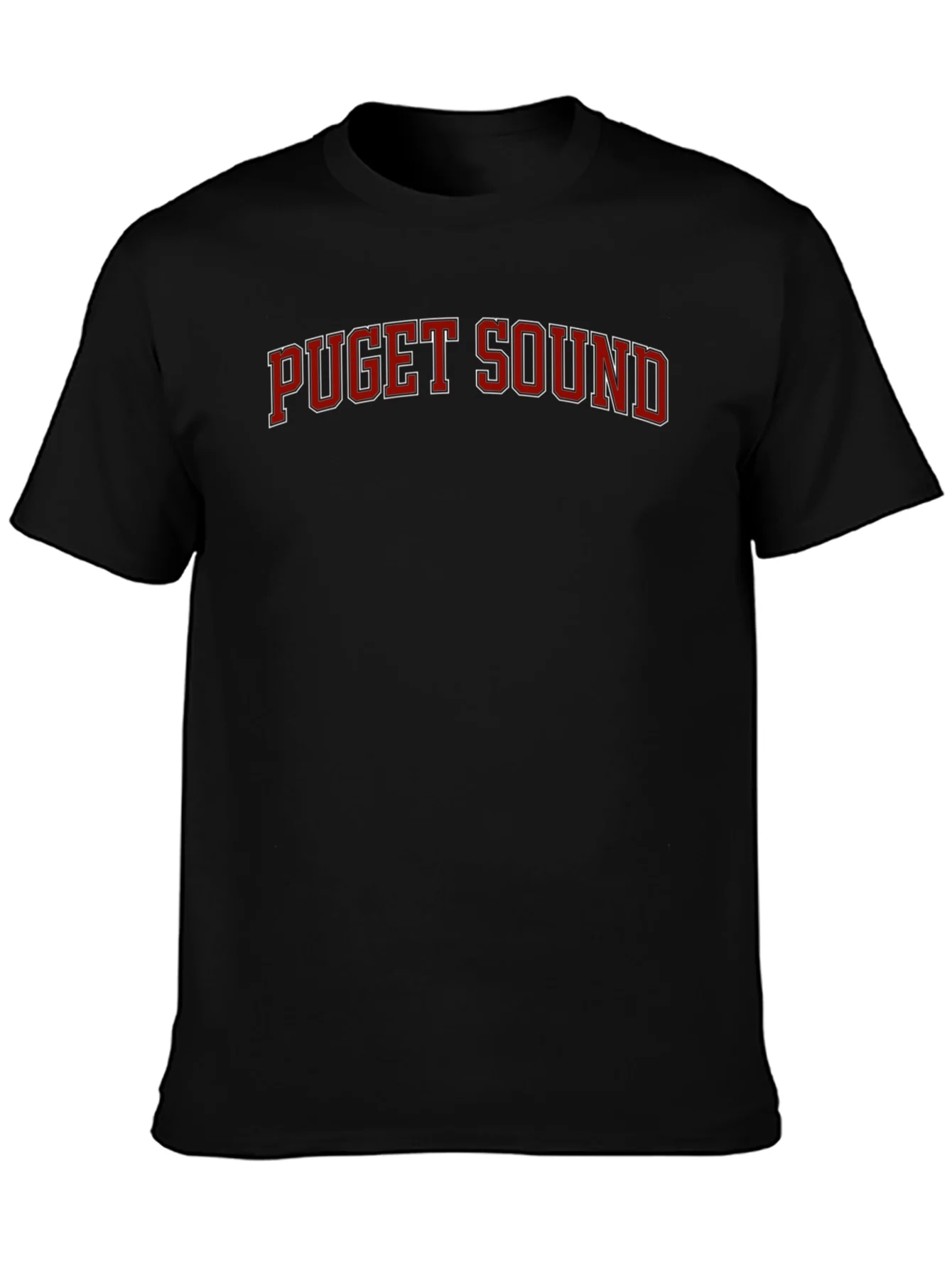 Camiseta Negra Puget Sound Cl¨¢sica