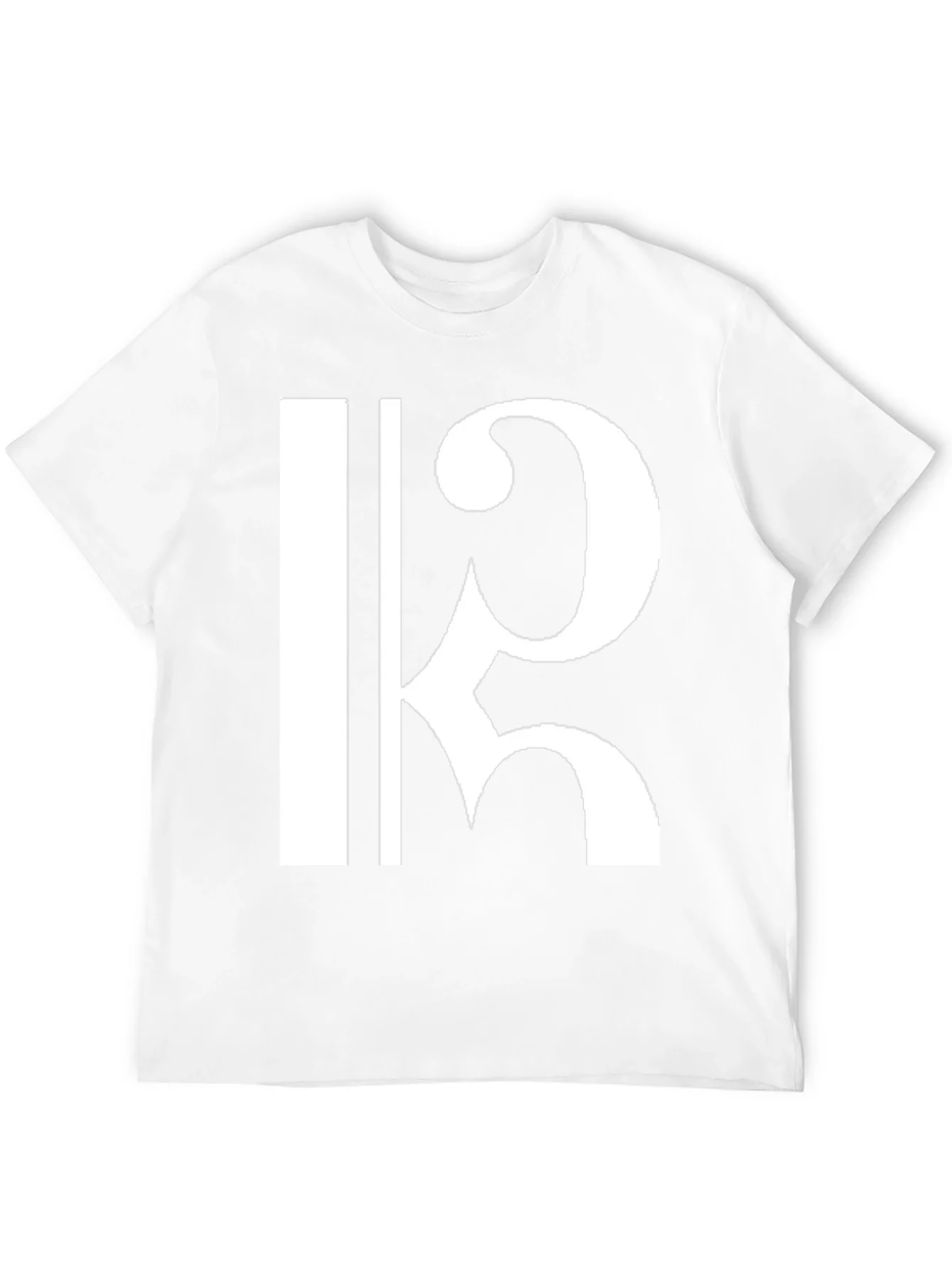 Camiseta Negra con Clave de Do Blanca