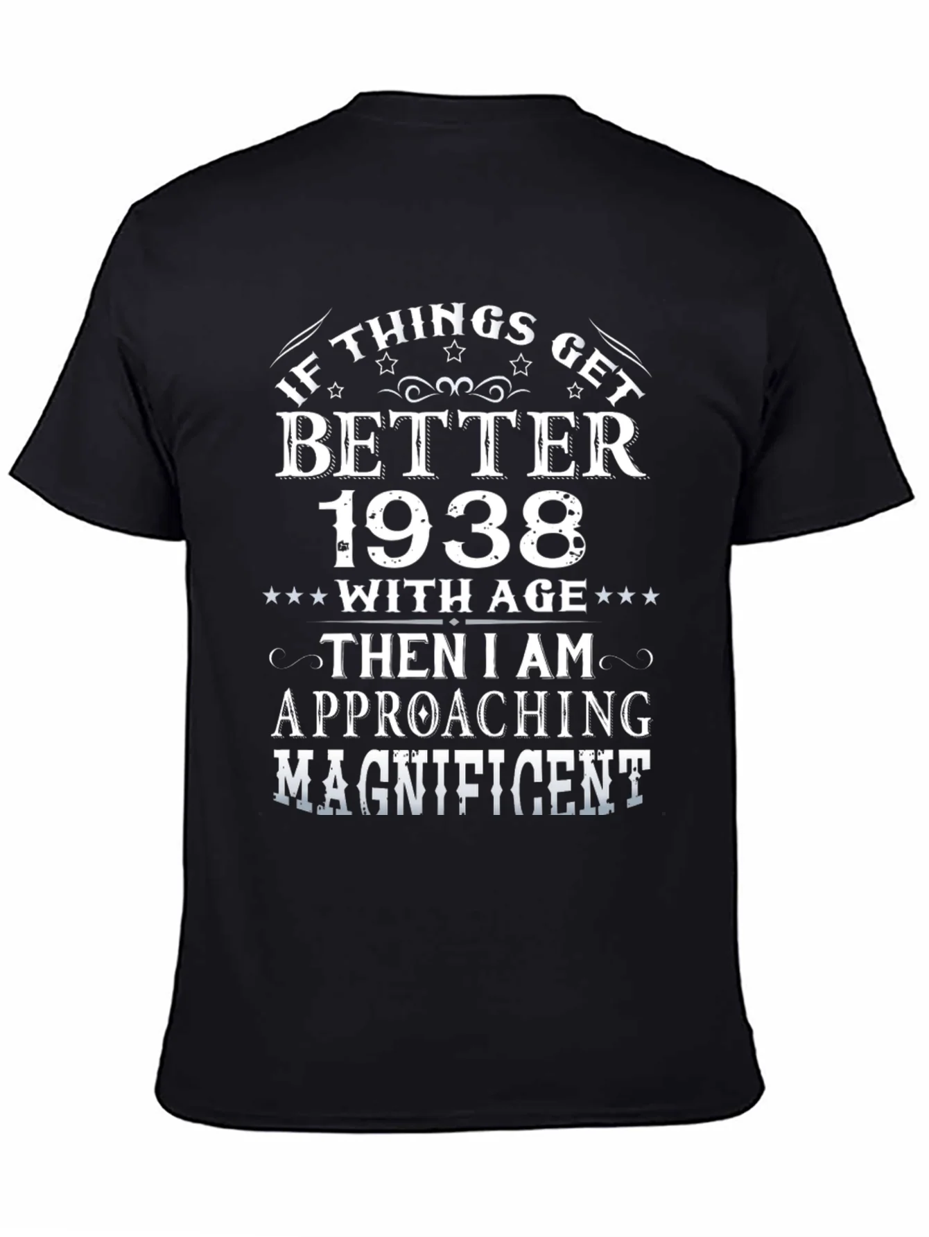 Camiseta Negra Nacido en 1938